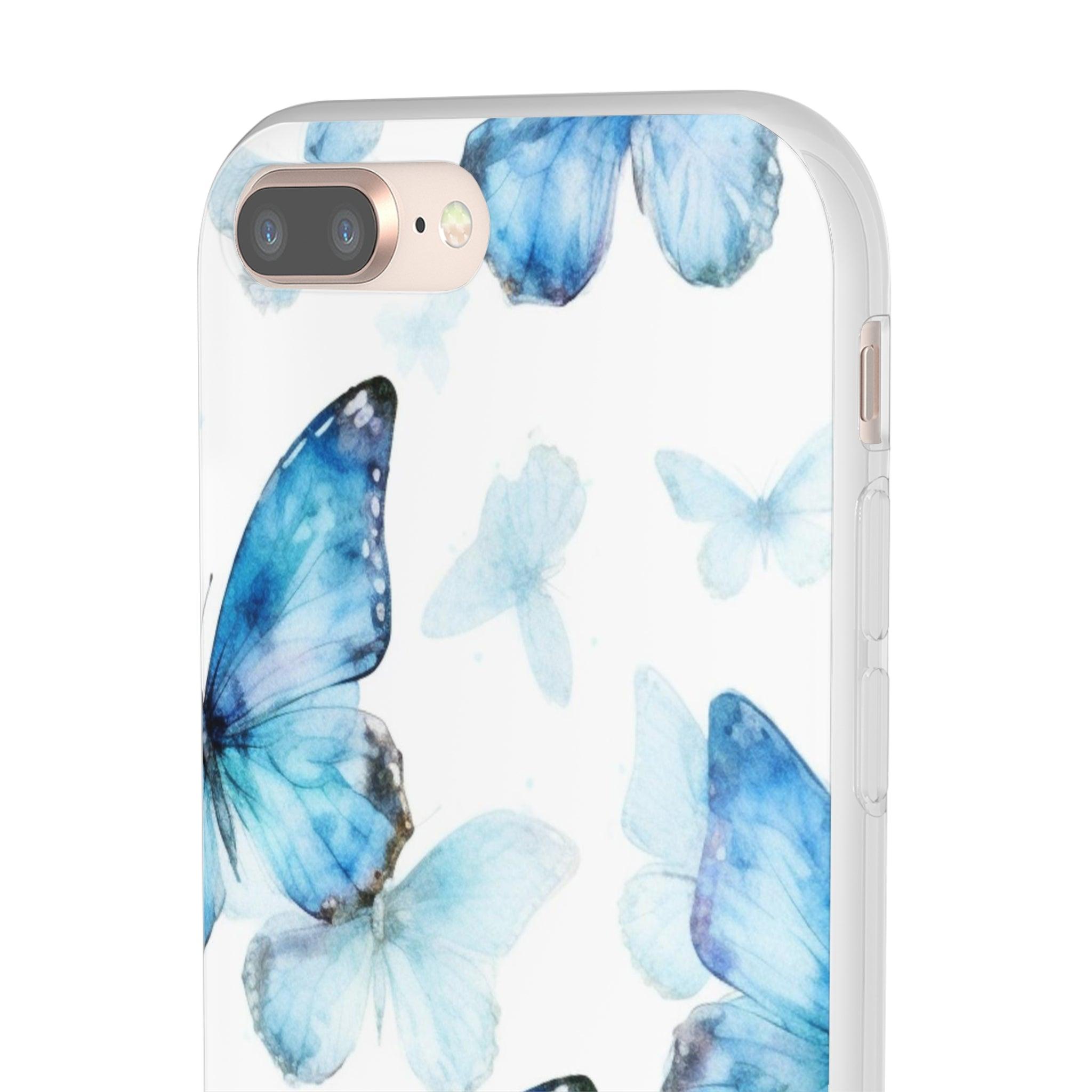 Blue Butterflies Slim - PrettyKase