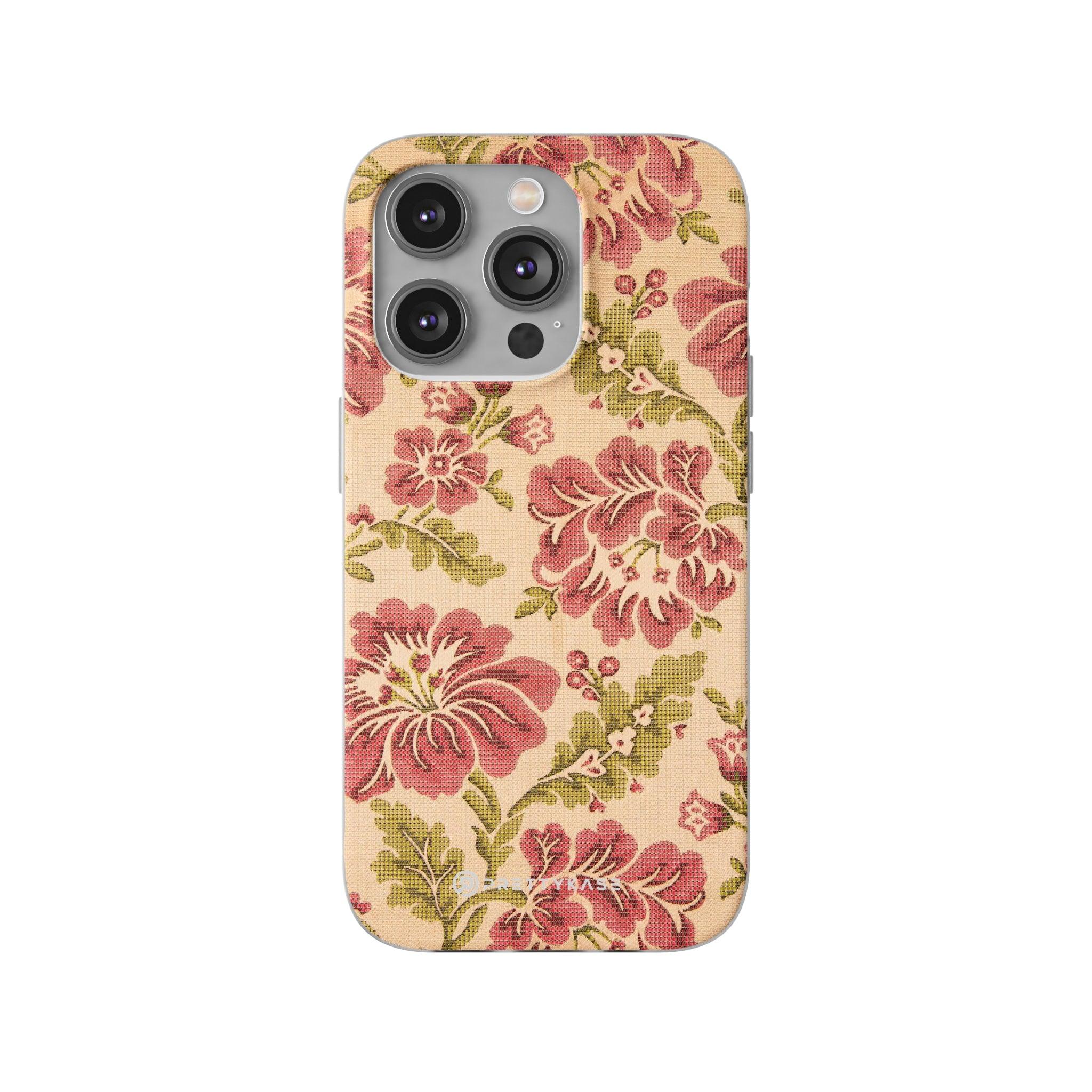 Fabric Floral Texture Slim - PrettyKase