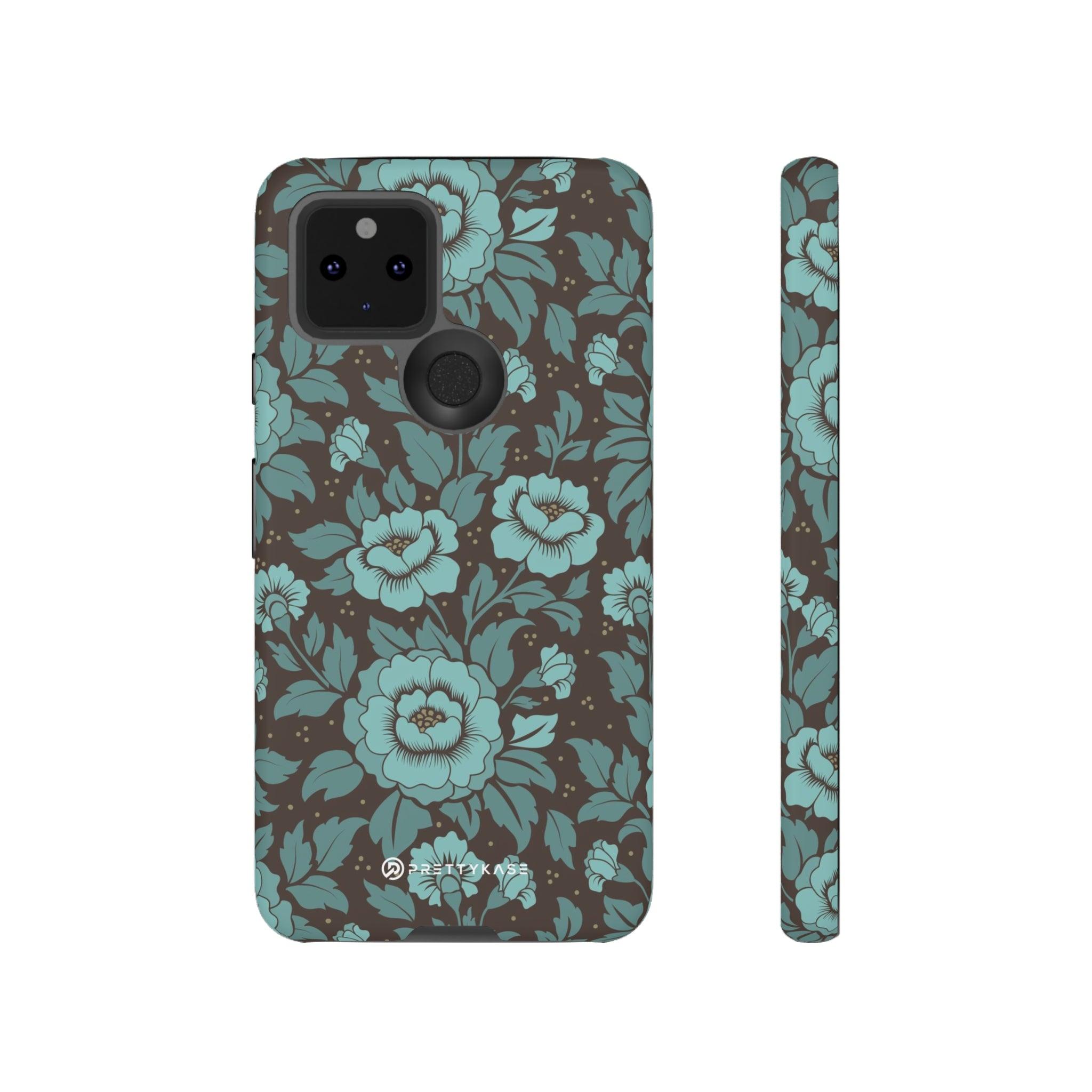 Turquoise Floral - PrettyKase