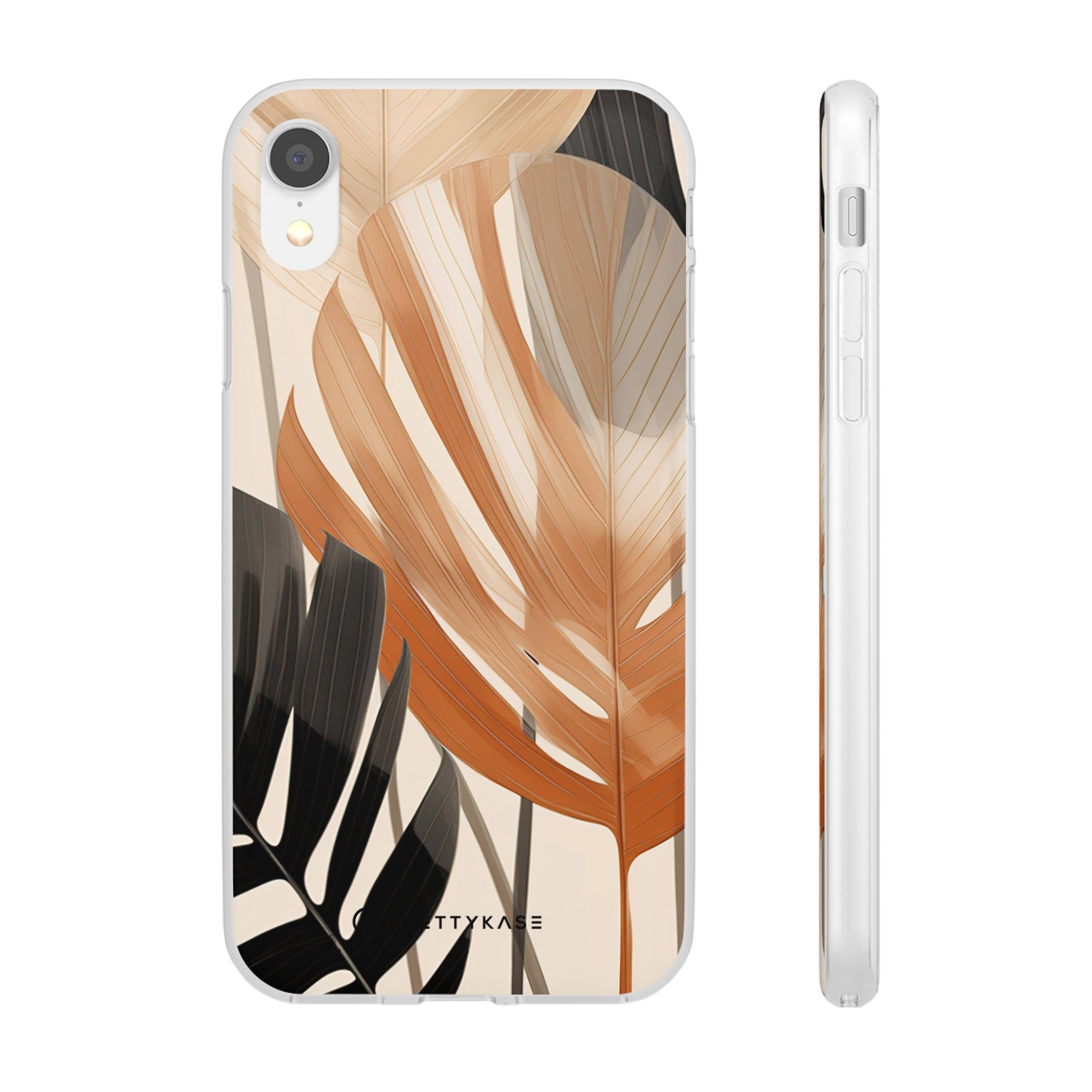 Feuilles noires et orange Slim