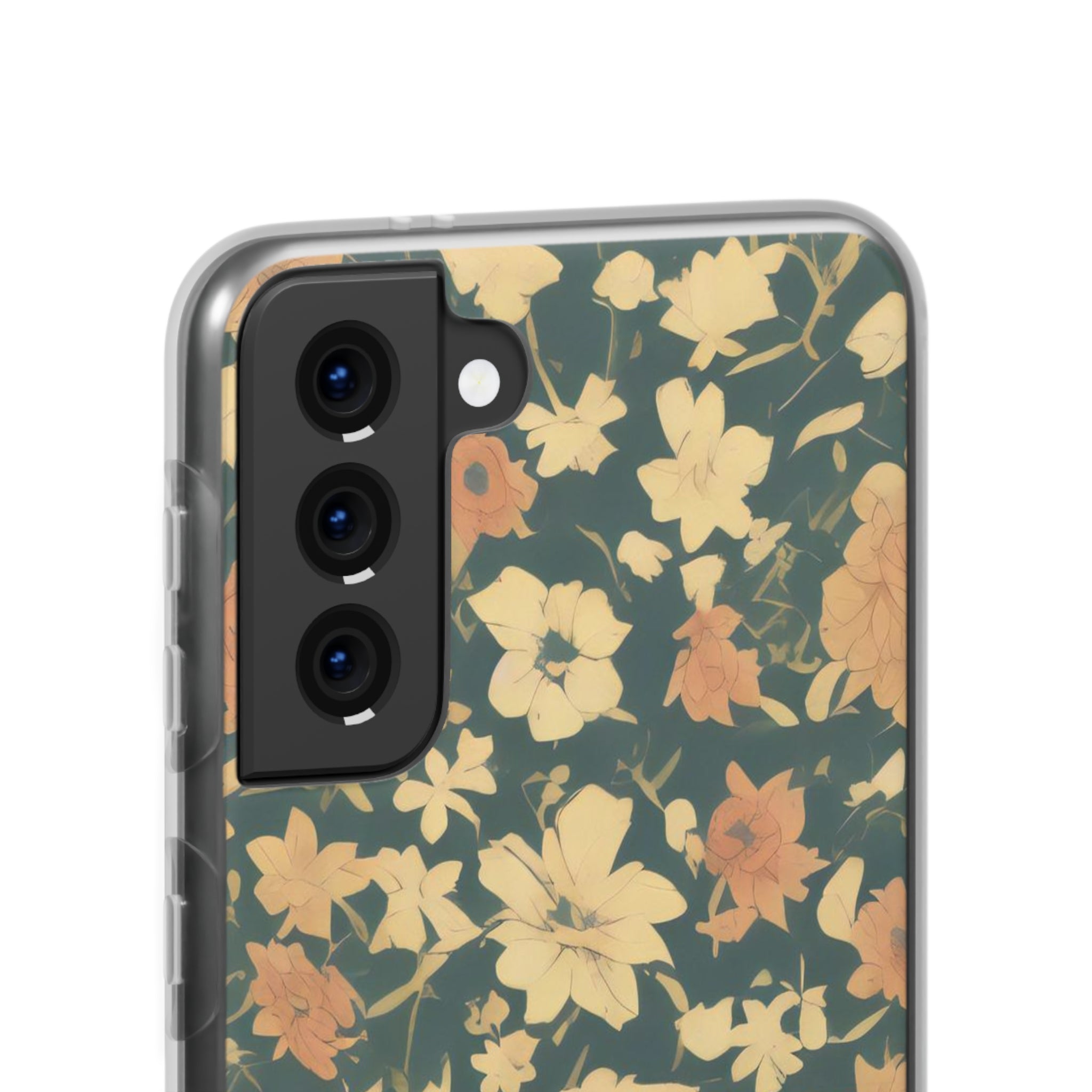 Olive Green Floral Slim