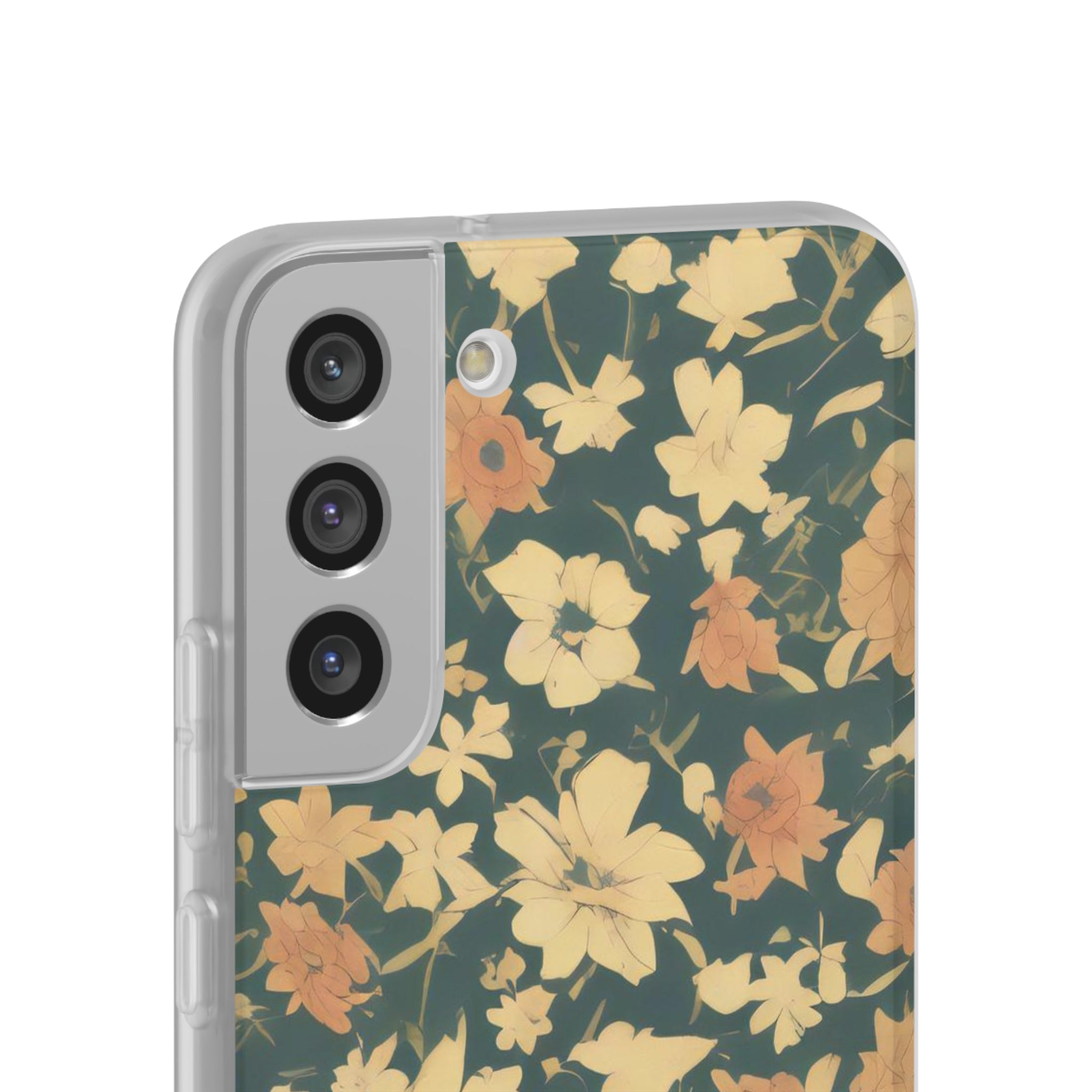 Olive Green Floral Slim