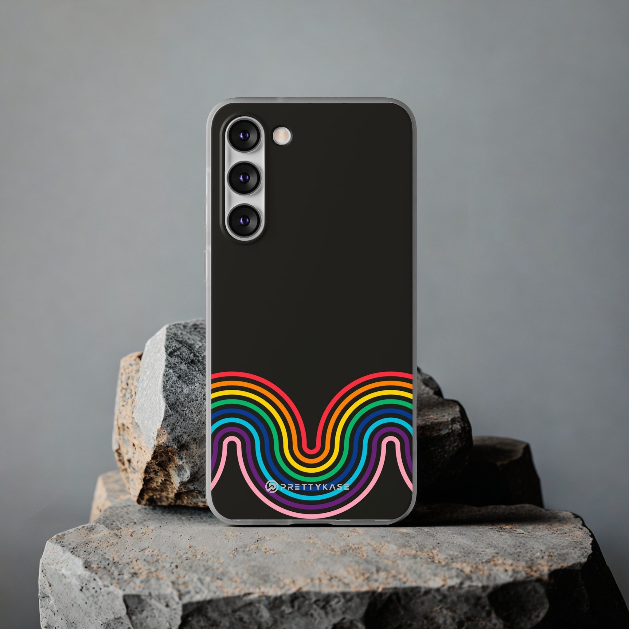 Black and Rainbow Slim