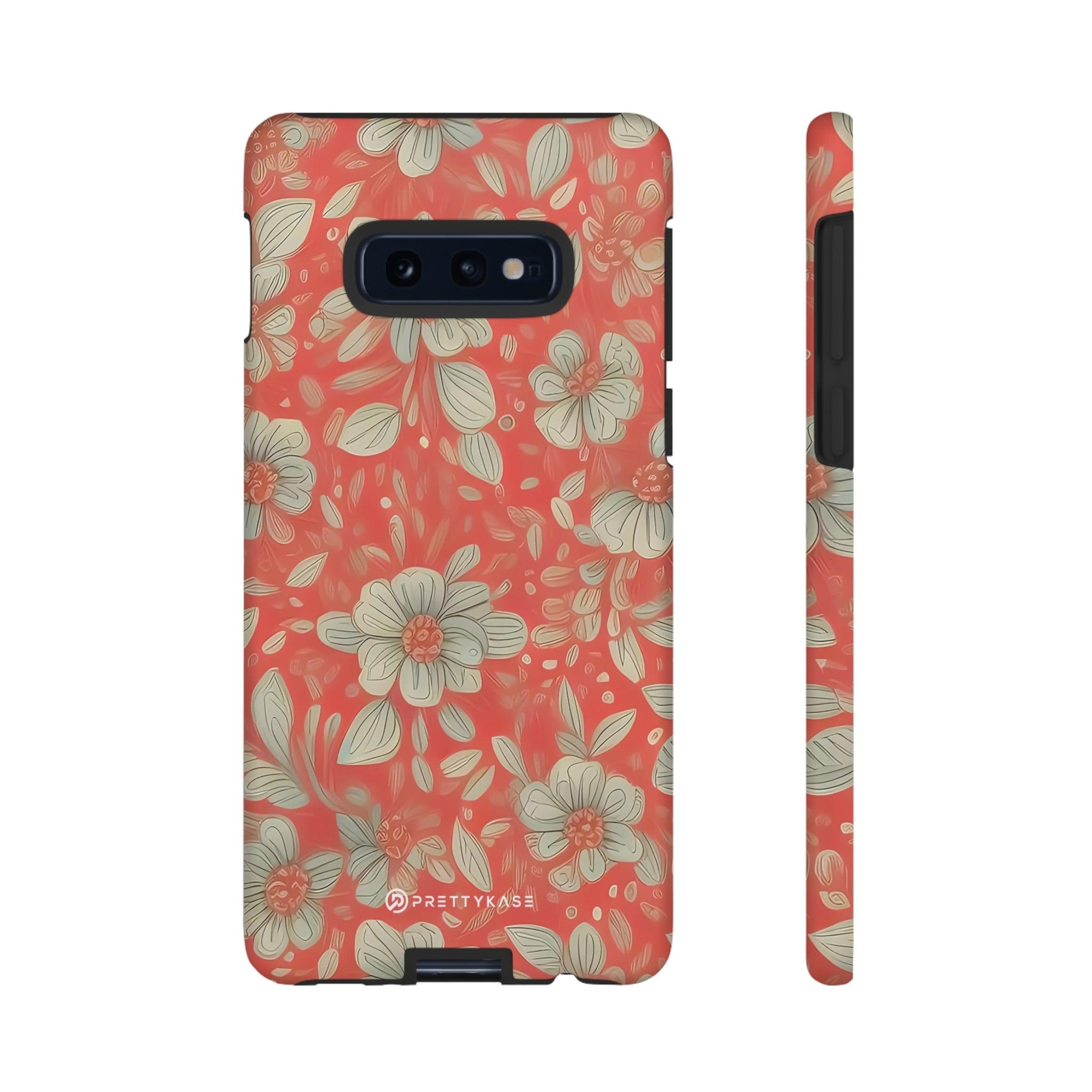 Red Orange Floral - PrettyKase