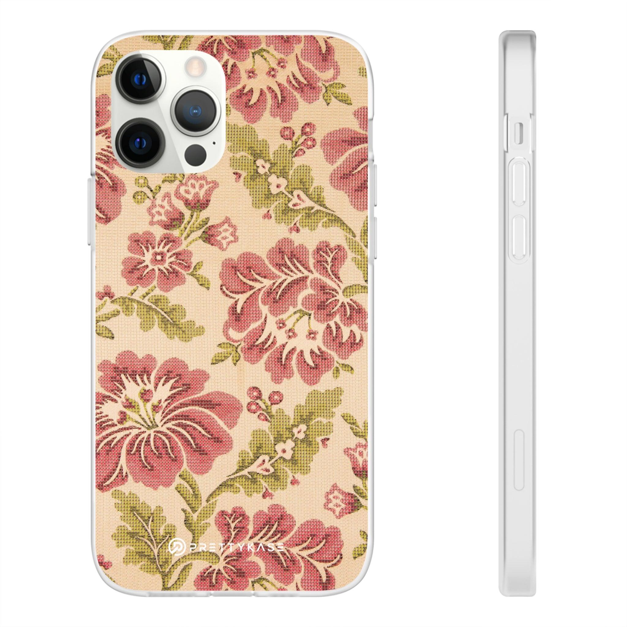 Fabric Floral Texture Slim - PrettyKase