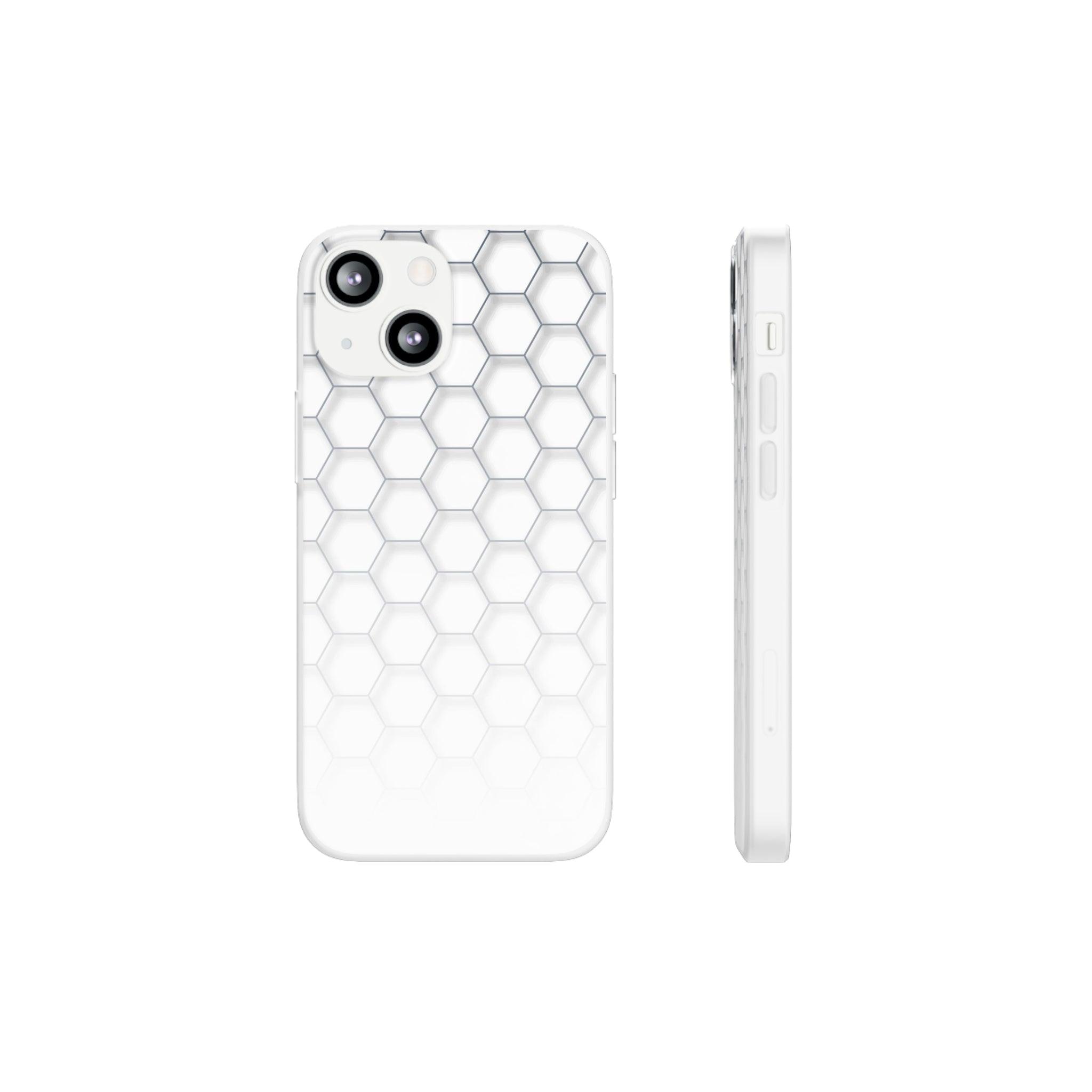 White Hexagon Slim - PrettyKase