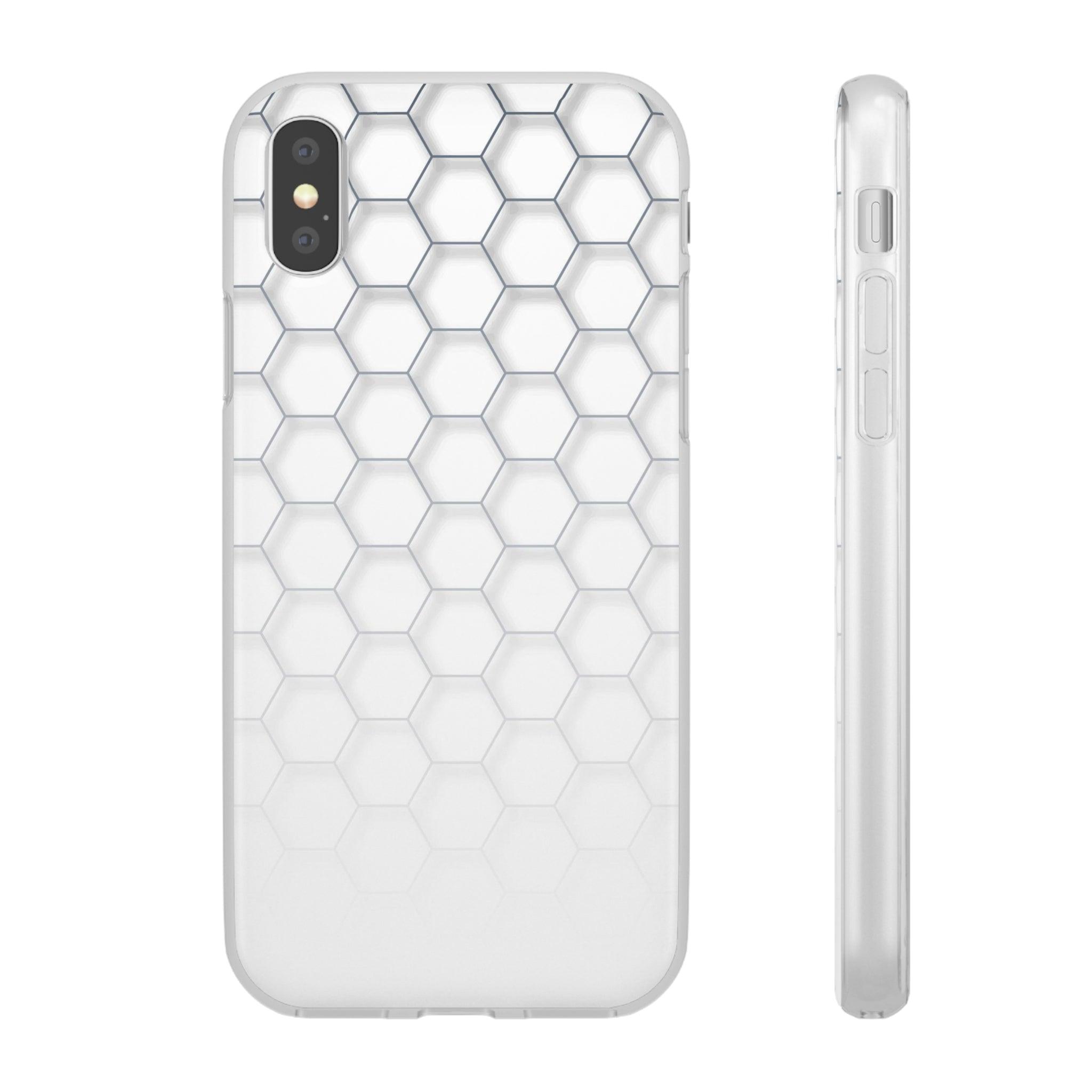 White Hexagon Slim - PrettyKase