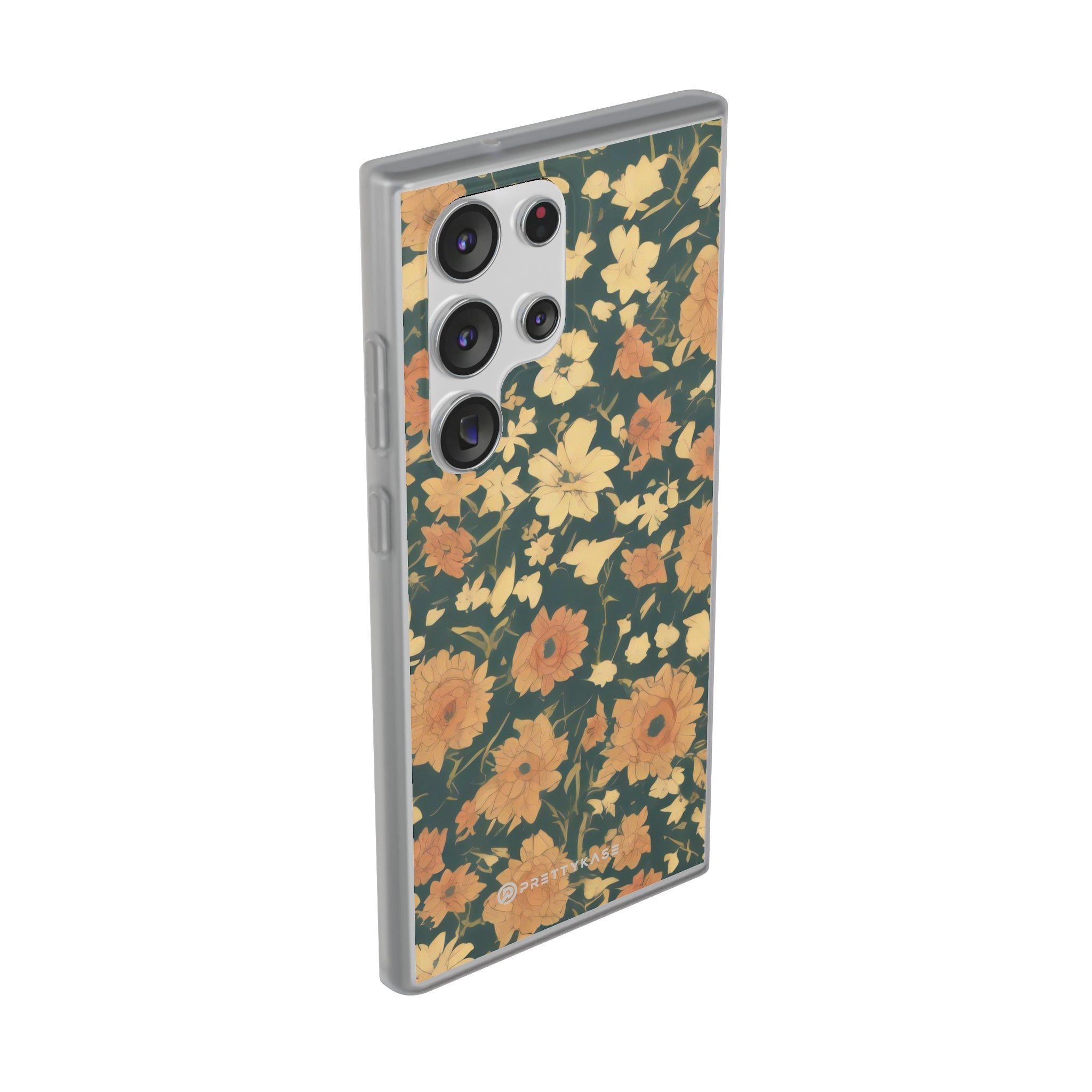 Slim floral vert olive