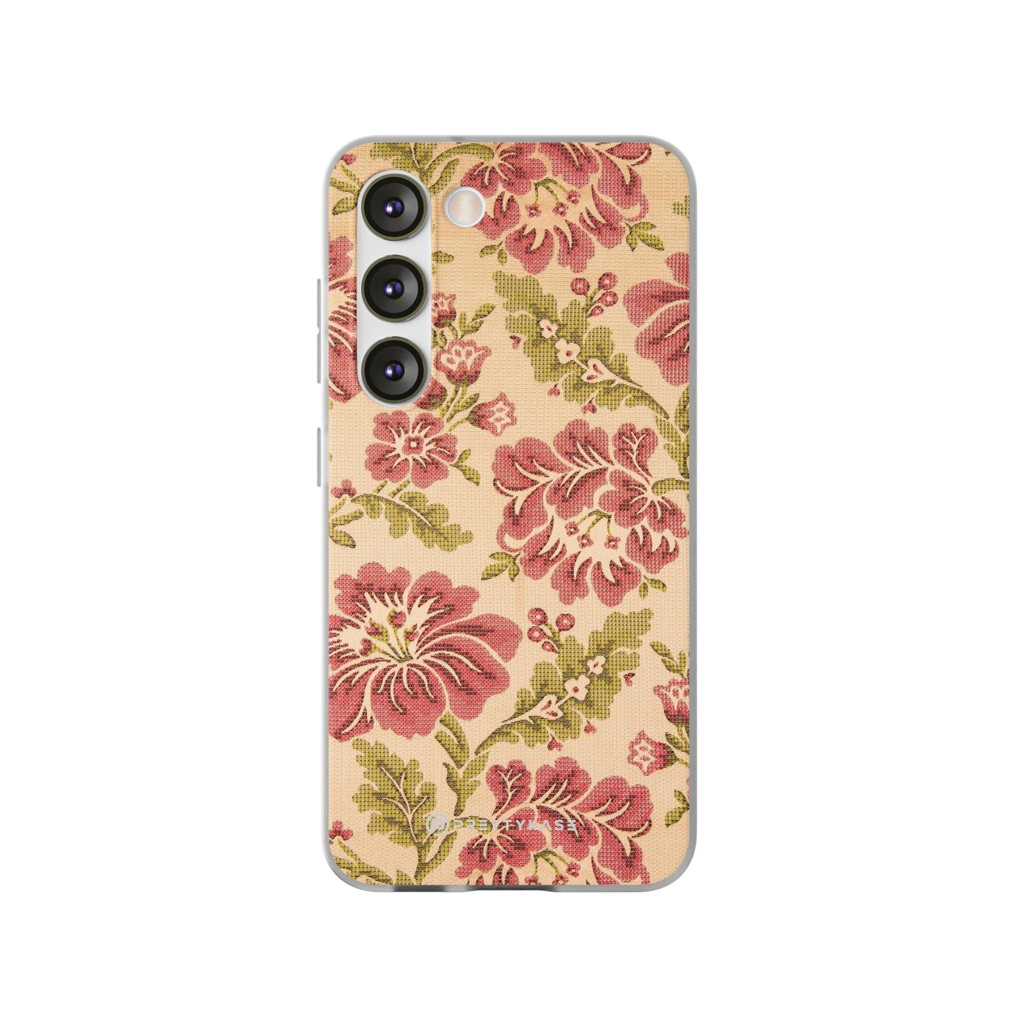 Fabric Floral Texture Slim - PrettyKase