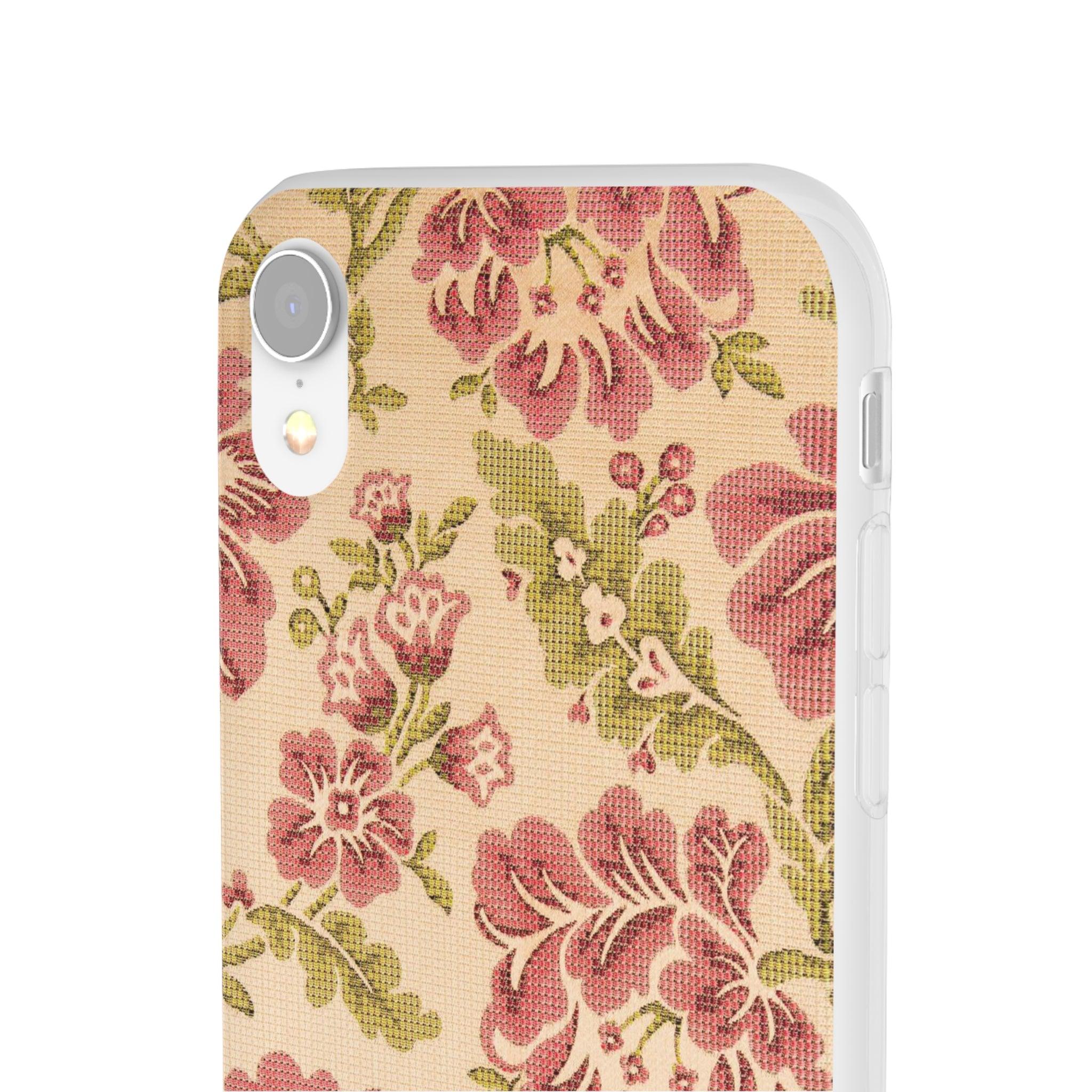 Fabric Floral Texture Slim - PrettyKase