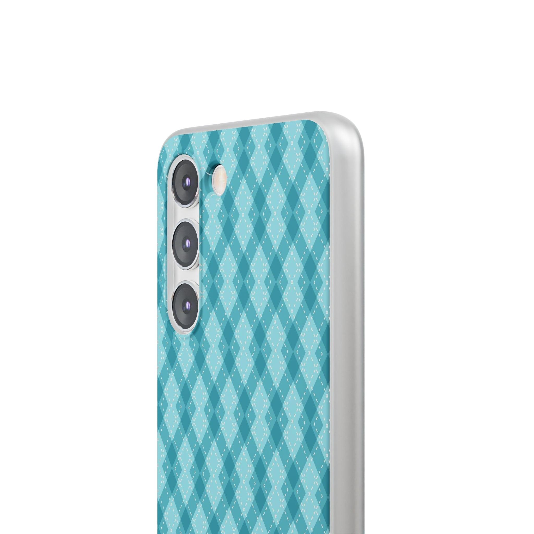 Argyle Teal Slim - PrettyKase