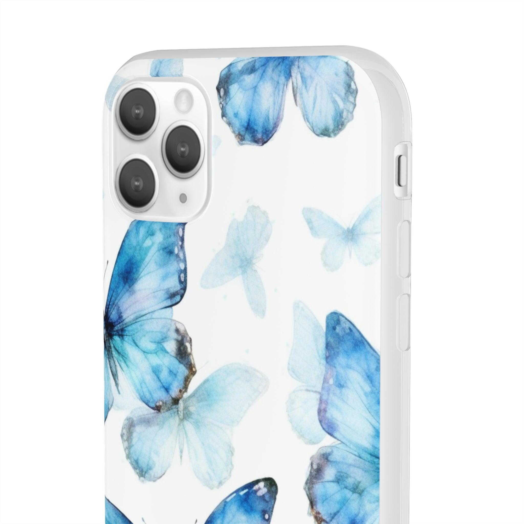 Blue Butterflies Slim - PrettyKase