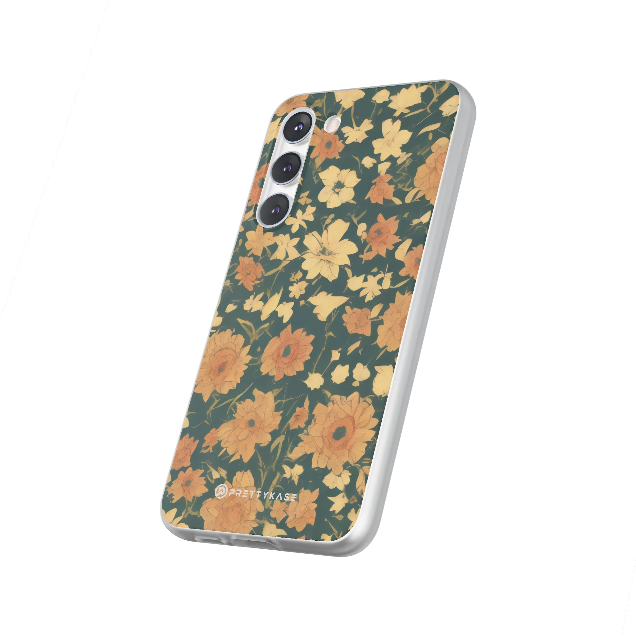 Olive Green Floral Slim