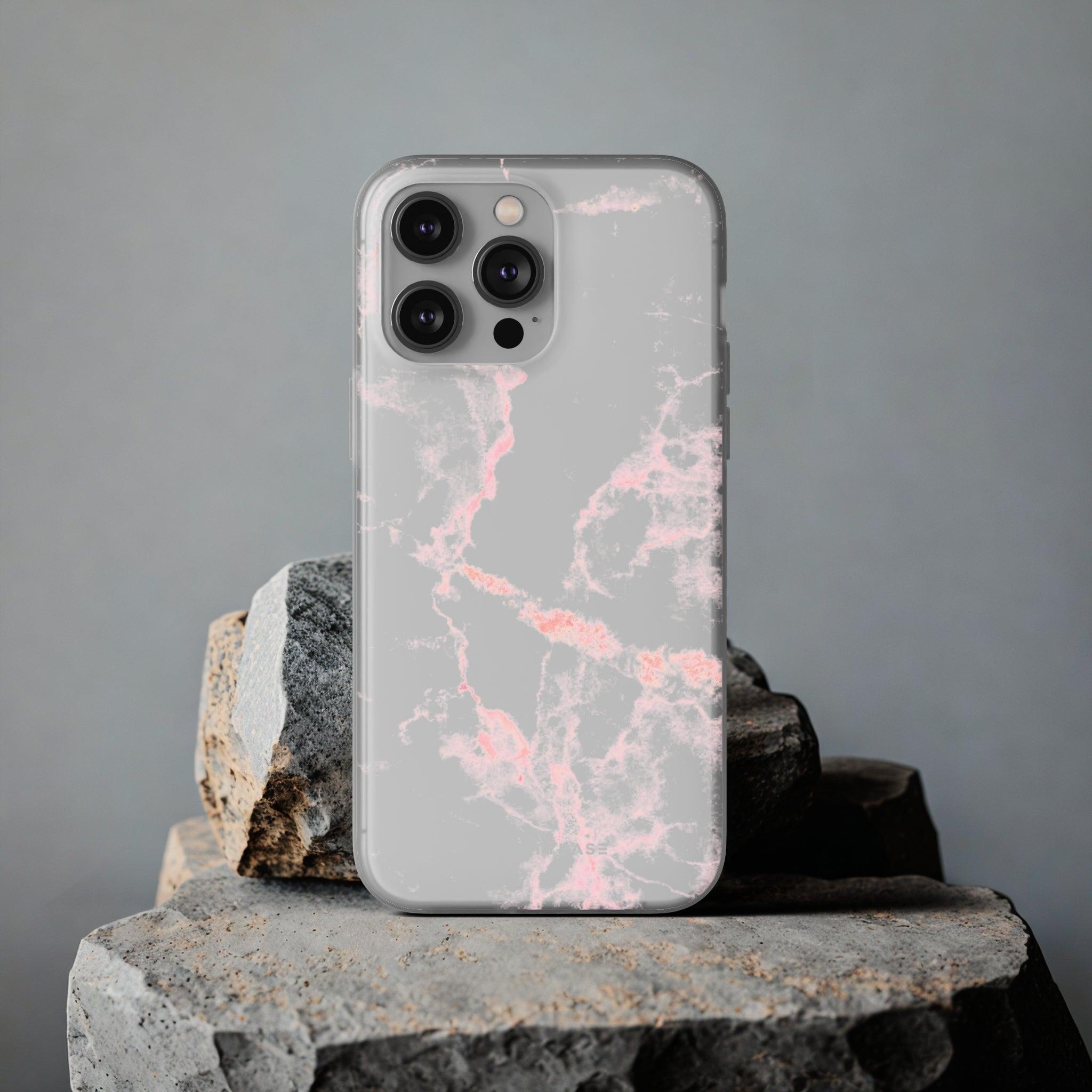 Pink Marble Slim - PrettyKase