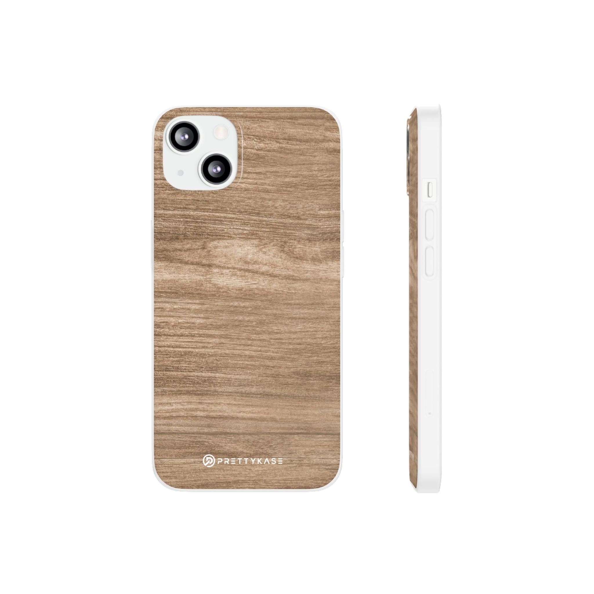 Beige Wood Slim - PrettyKase