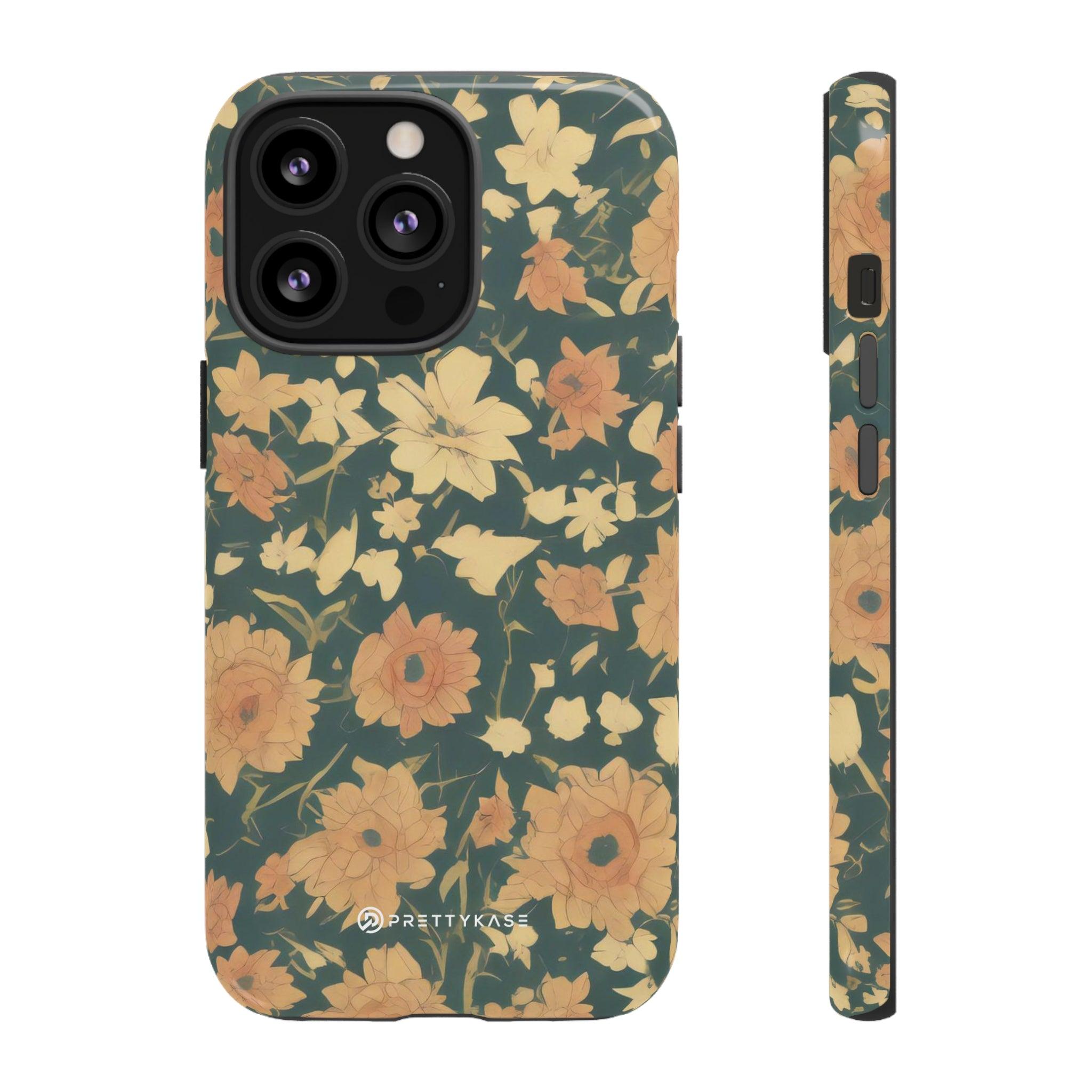 Olive Green Floral - PrettyKase