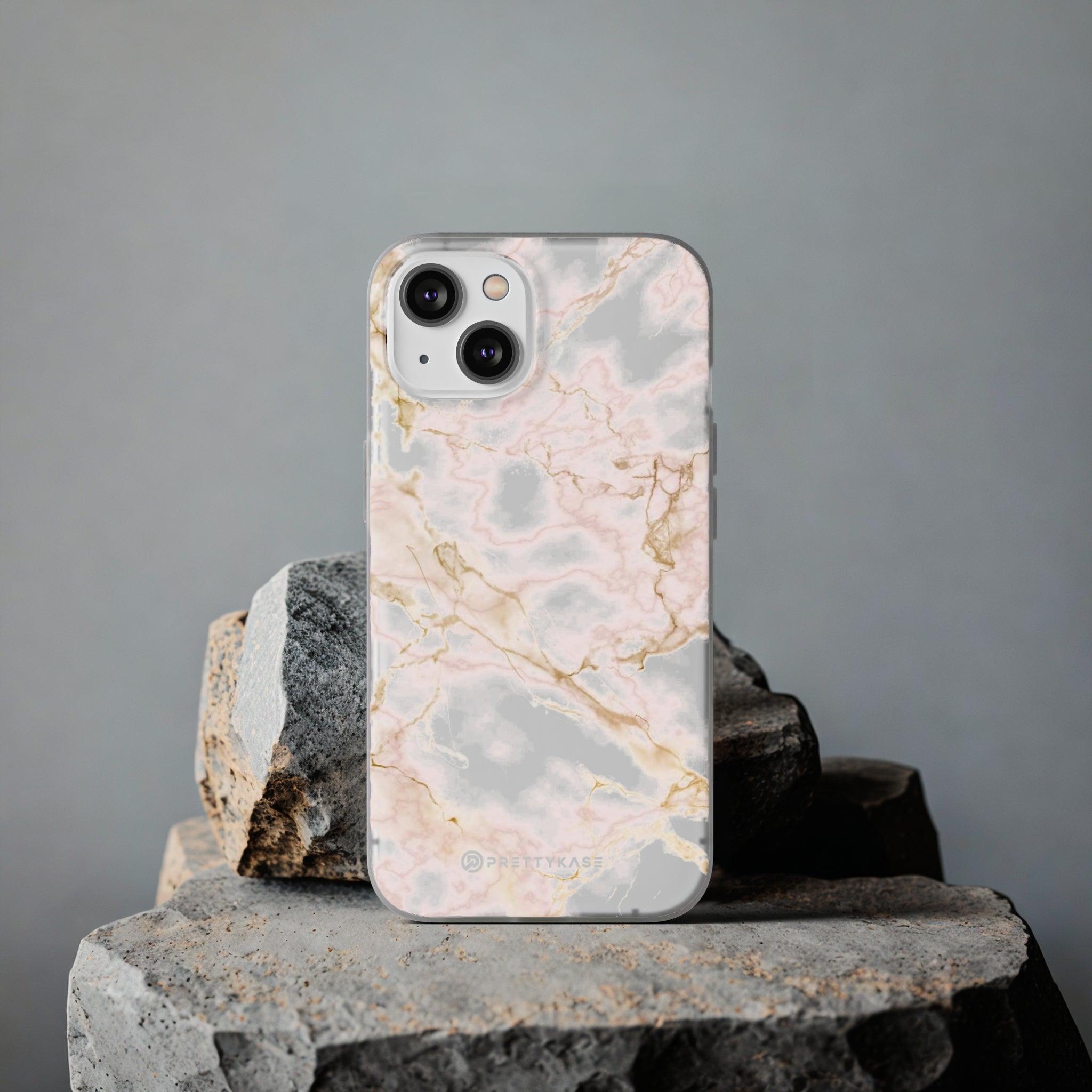 Golden Rosed Marble Slim - PrettyKase