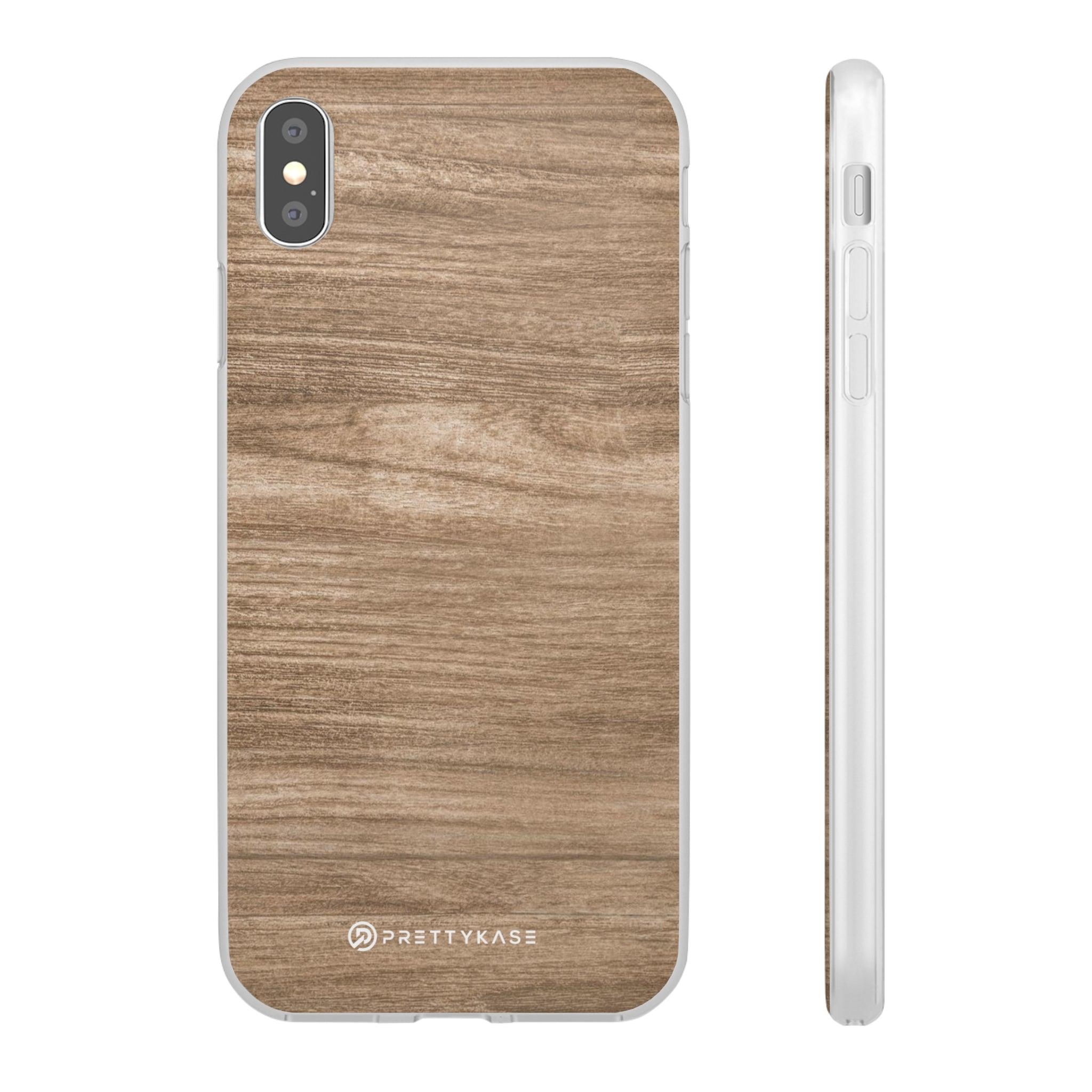 Beige Wood Slim - PrettyKase