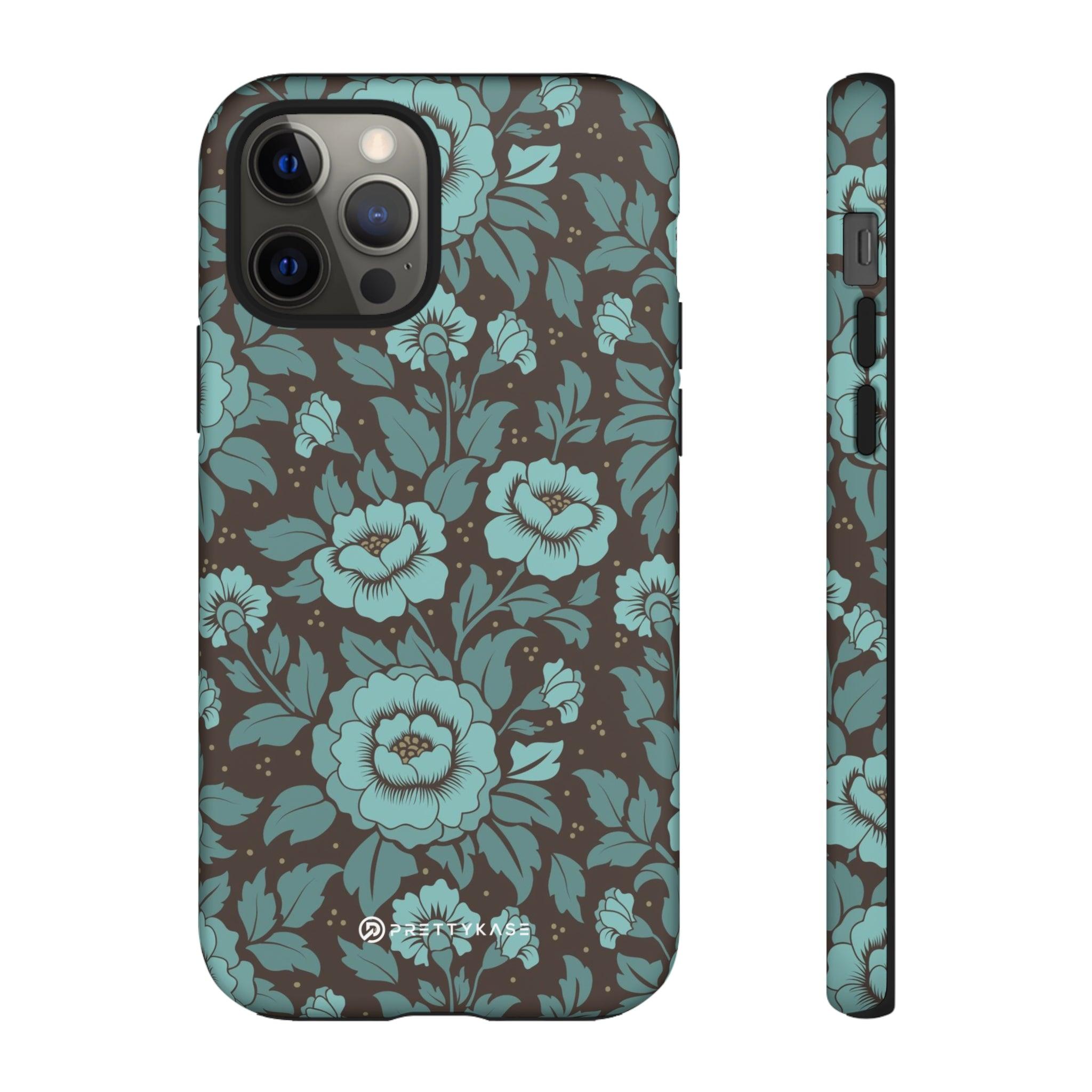 Turquoise Floral - PrettyKase