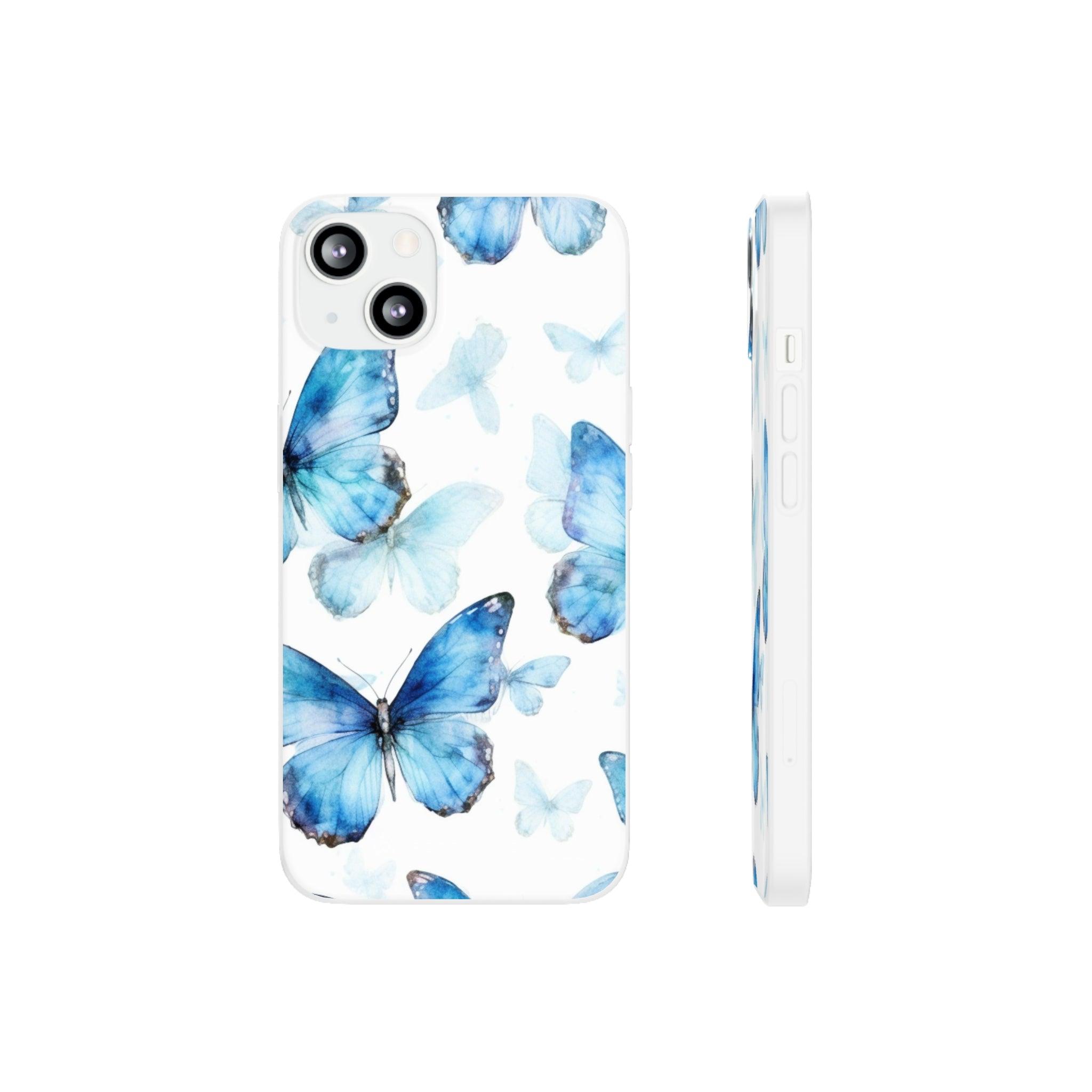 Blue Butterflies Slim - PrettyKase