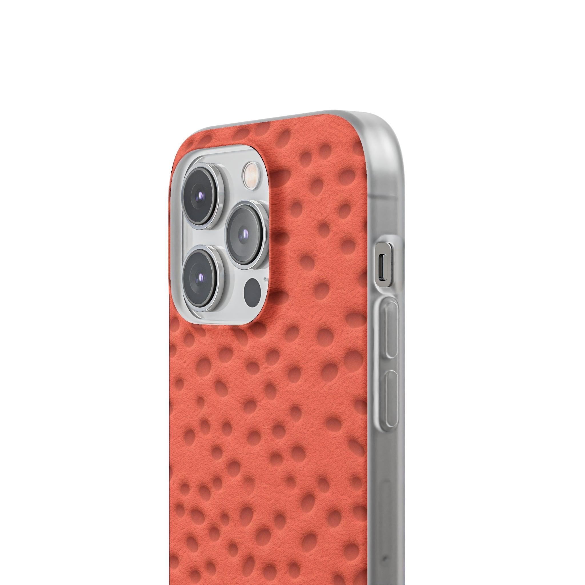 Red Surface Holes Slim - PrettyKase