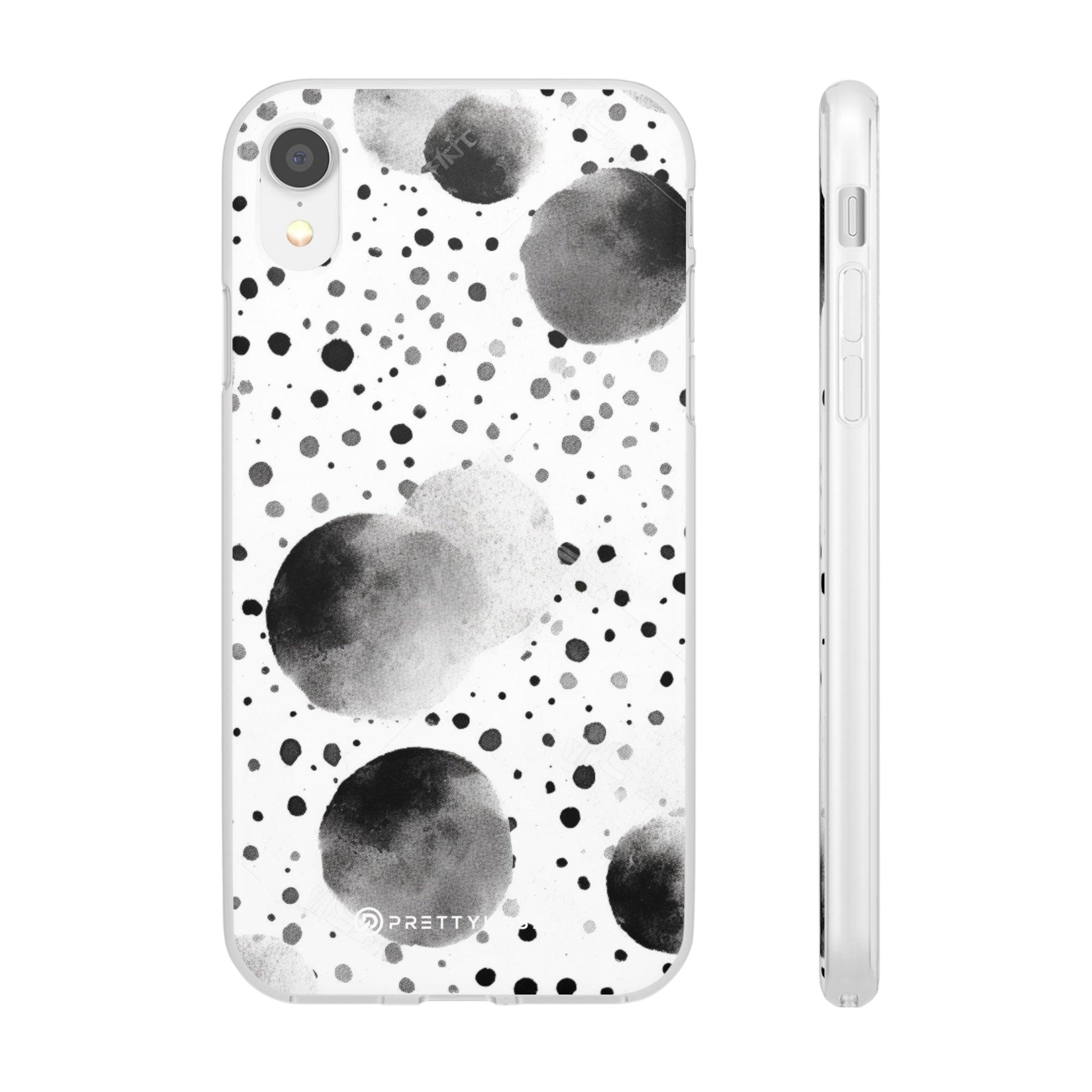 Black White watercolor Slim - PrettyKase