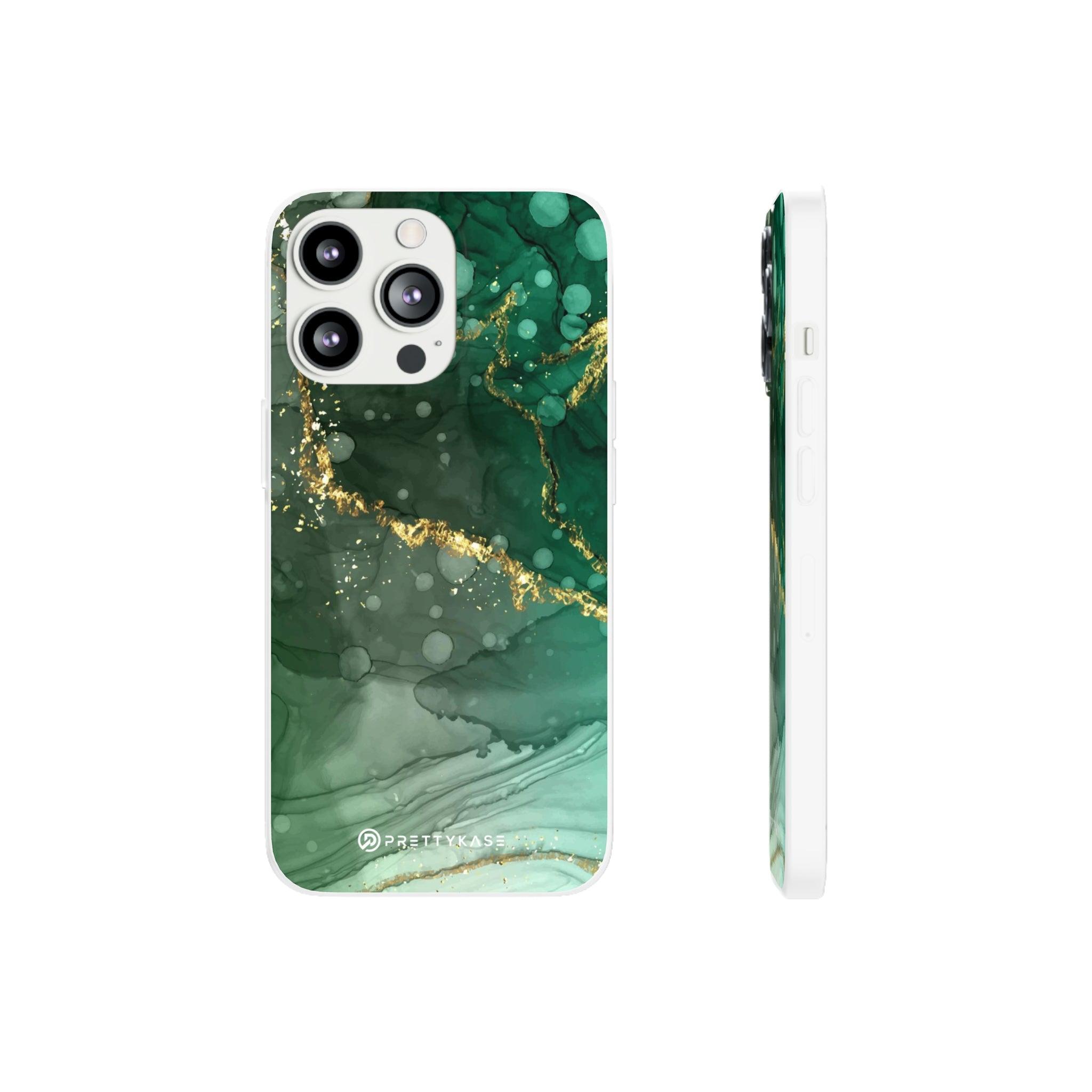 Gold Jade Green Slim - PrettyKase