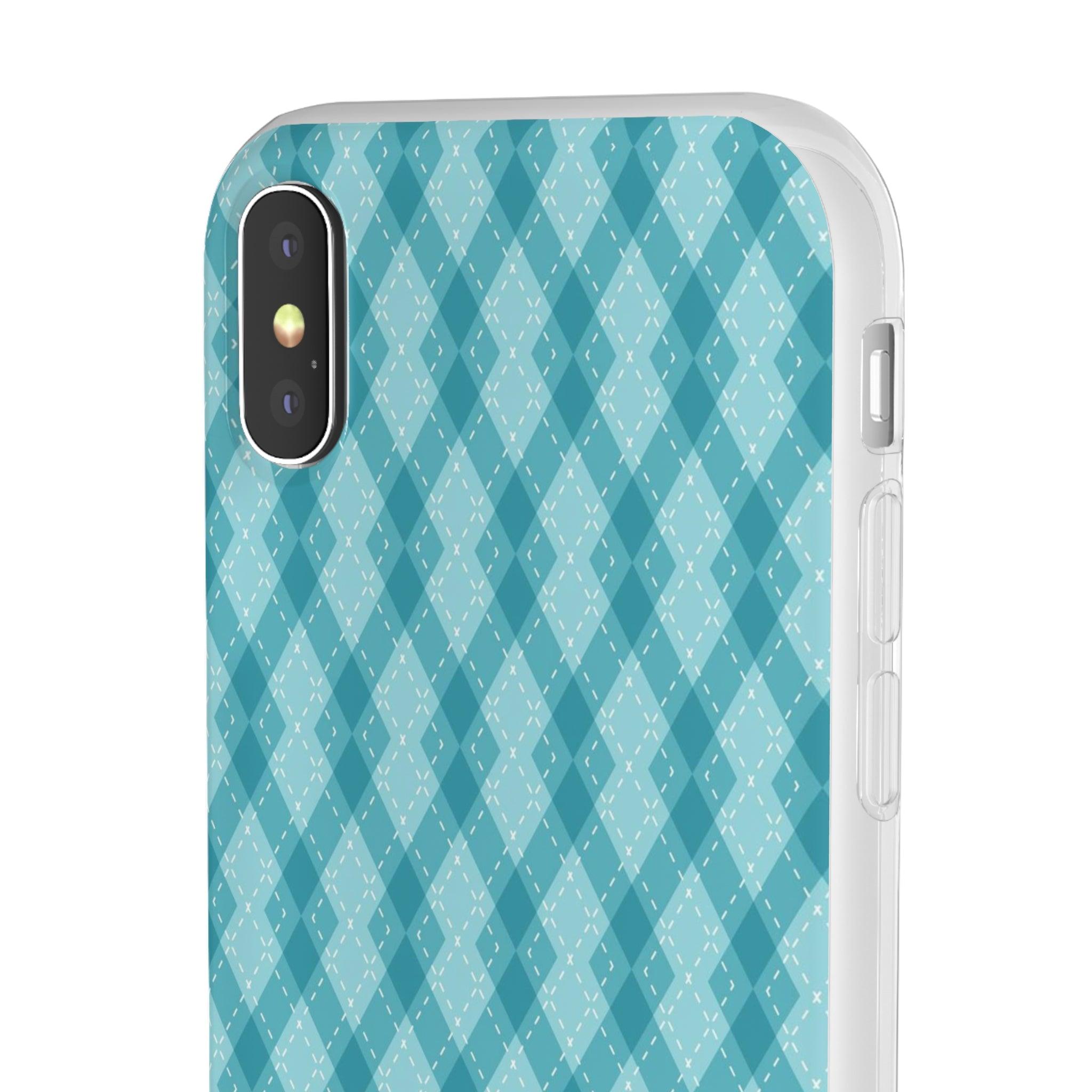 Argyle Teal Slim - PrettyKase