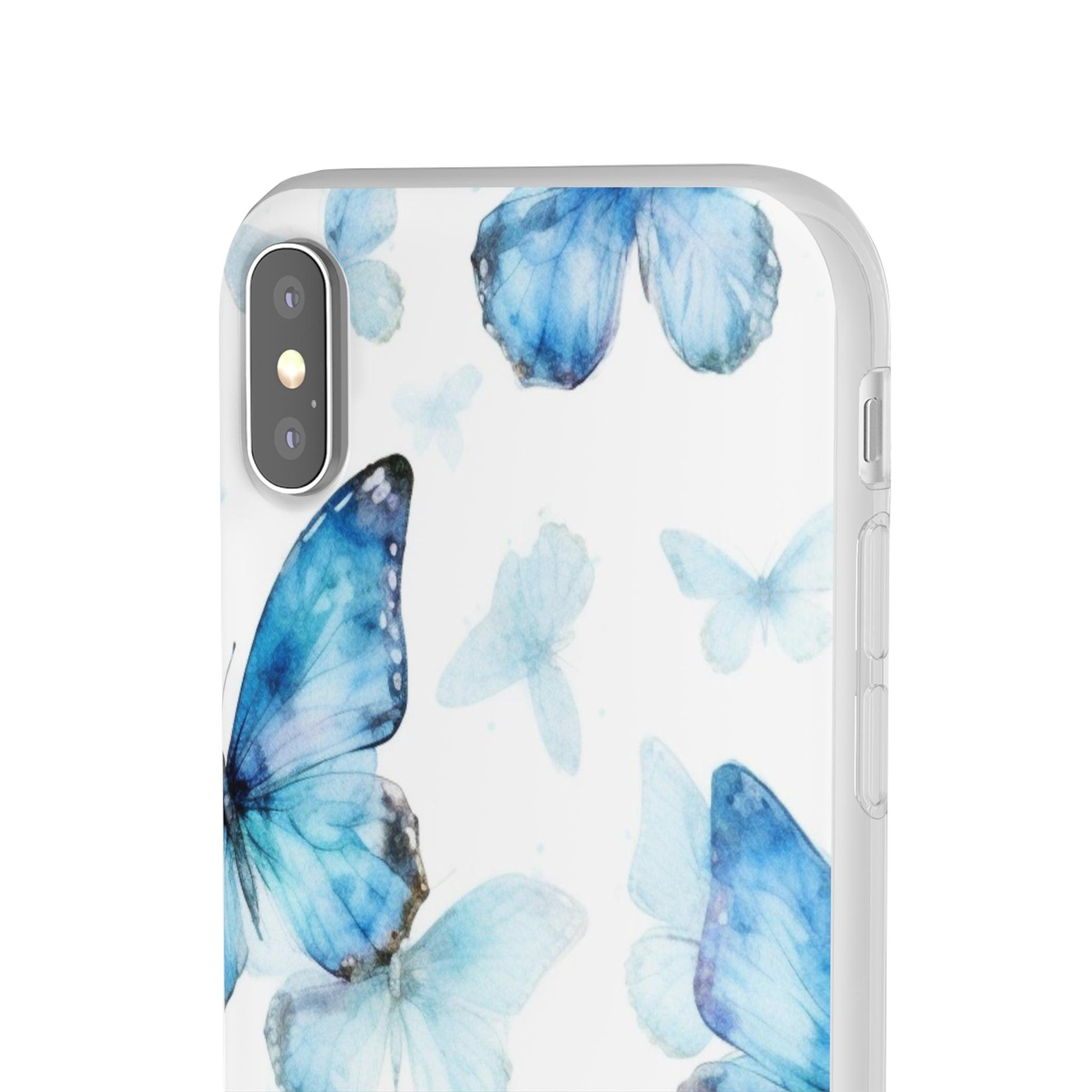 Blue Butterflies Slim - PrettyKase