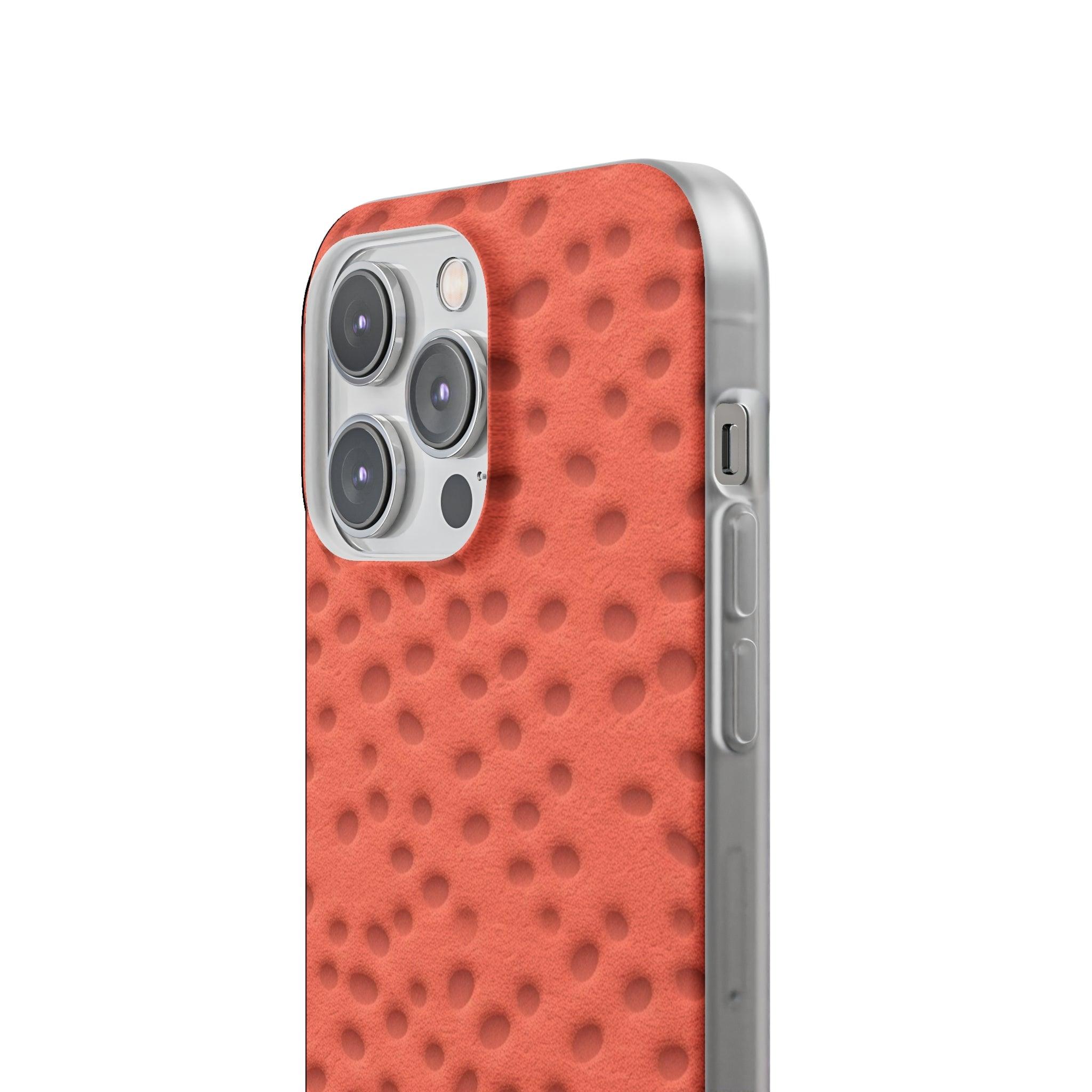 Red Surface Holes Slim - PrettyKase