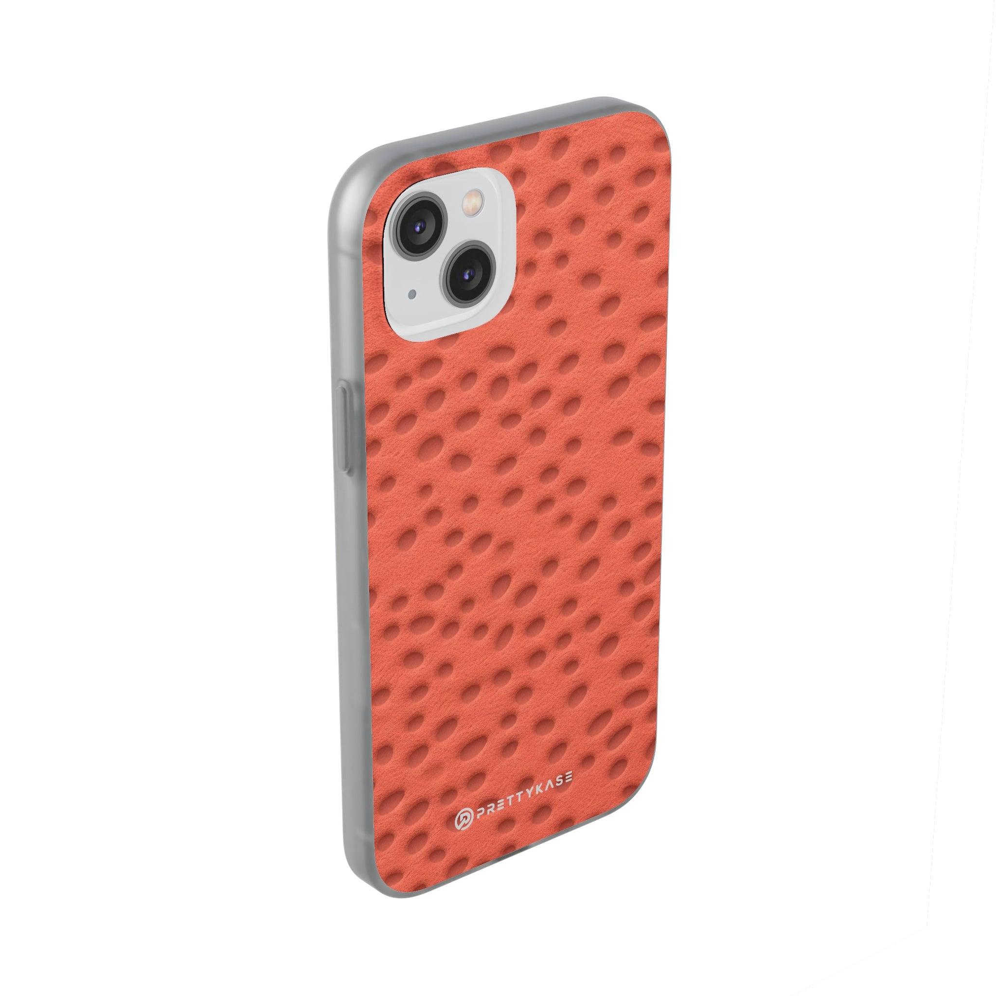 Red Surface Holes Slim - PrettyKase