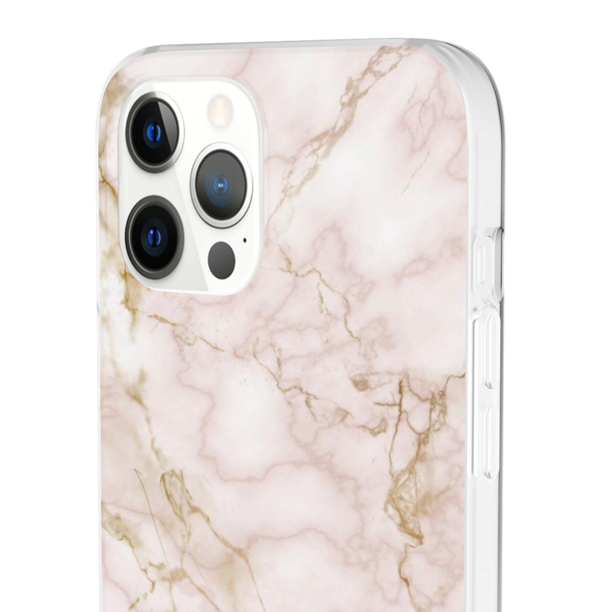 Golden Rosed Marble Slim - PrettyKase