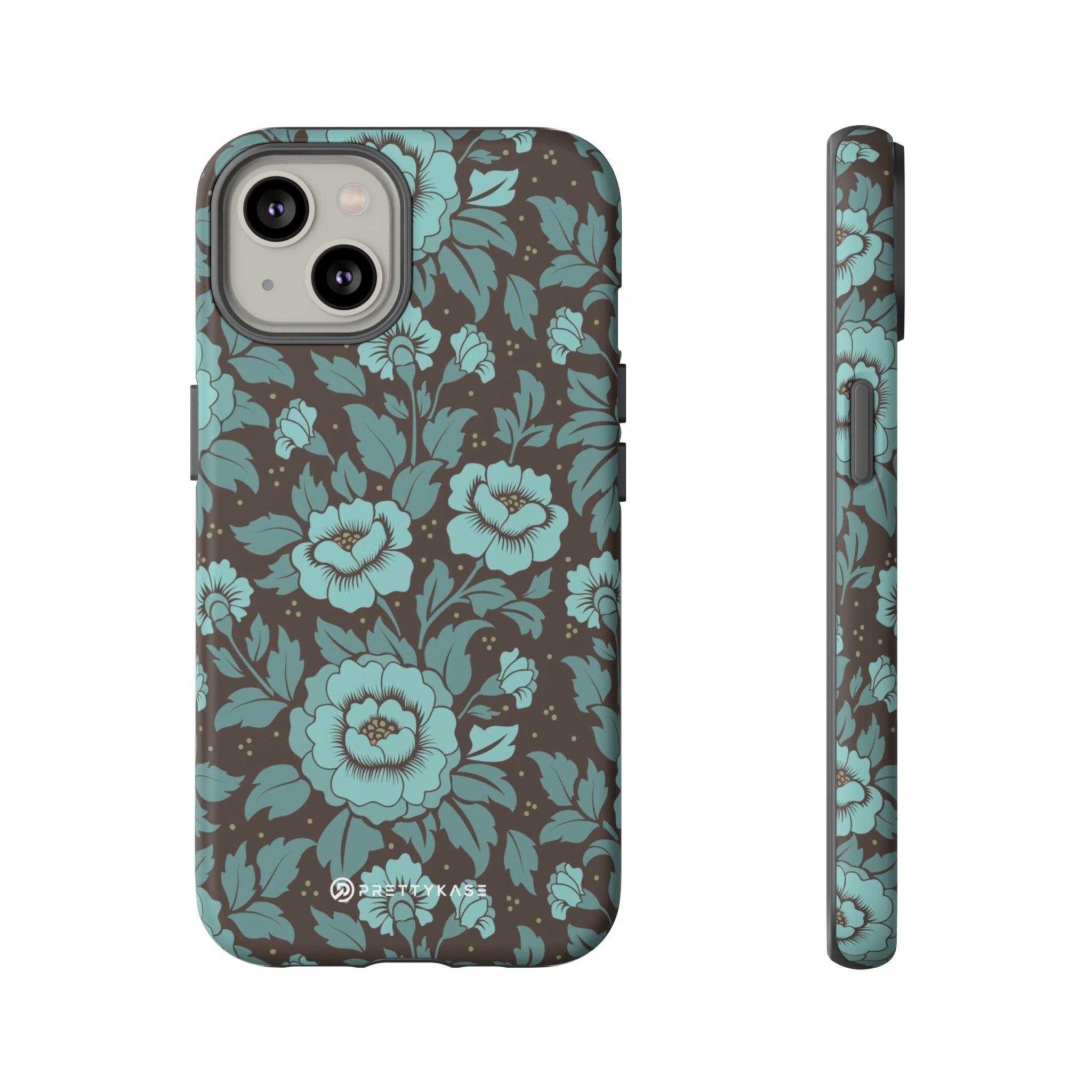 Turquoise Floral - PrettyKase