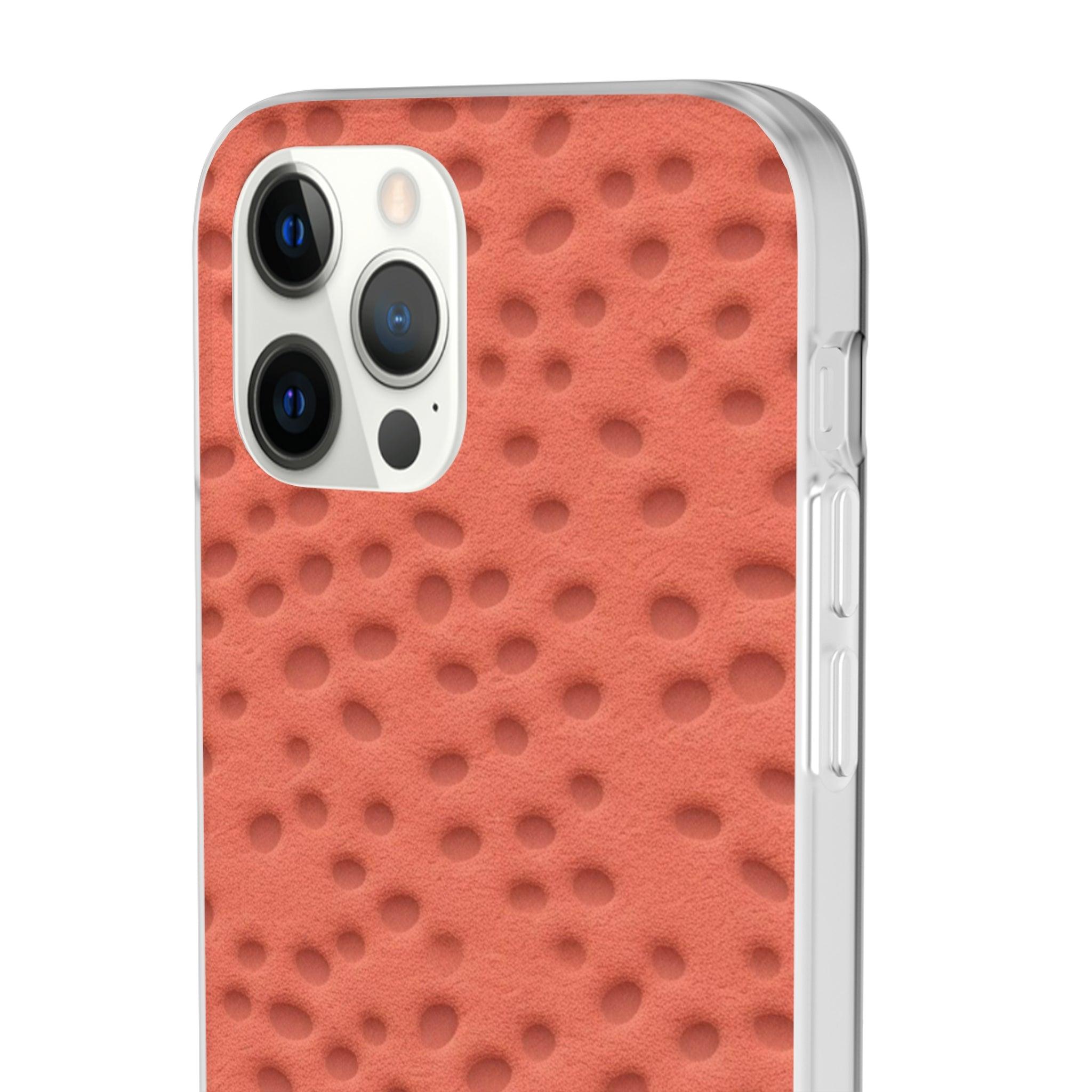 Red Surface Holes Slim - PrettyKase