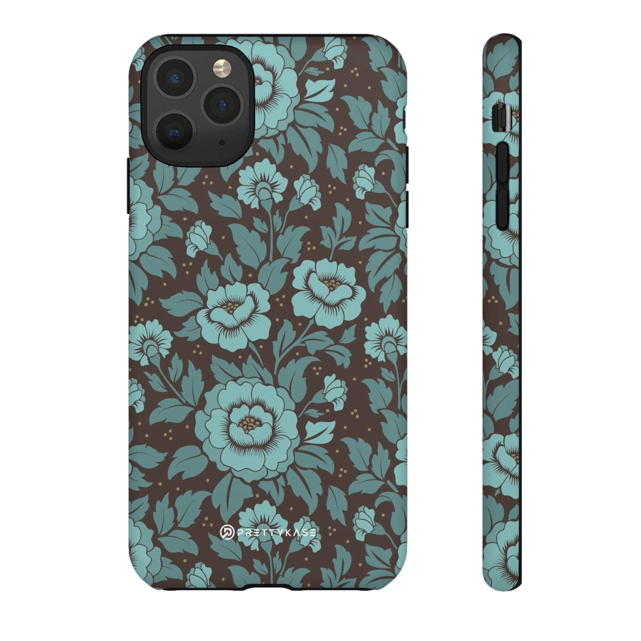 Turquoise Floral - PrettyKase