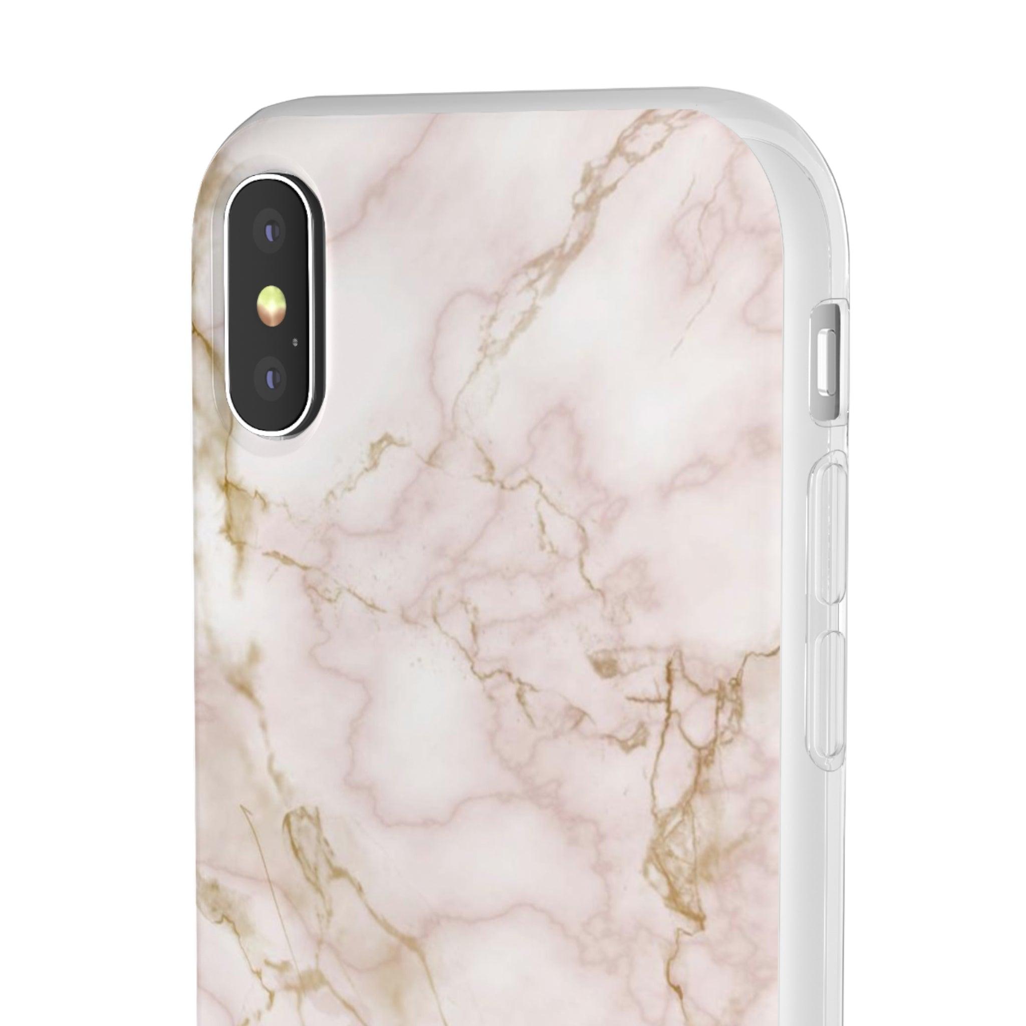 Golden Rosed Marble Slim - PrettyKase