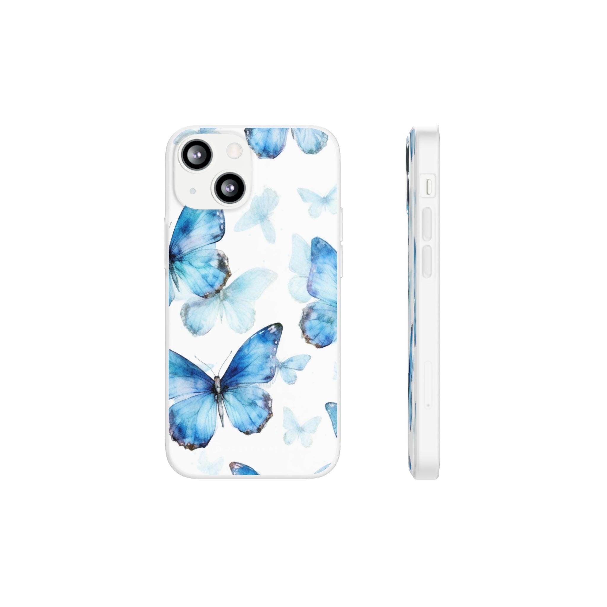 Blue Butterflies Slim - PrettyKase