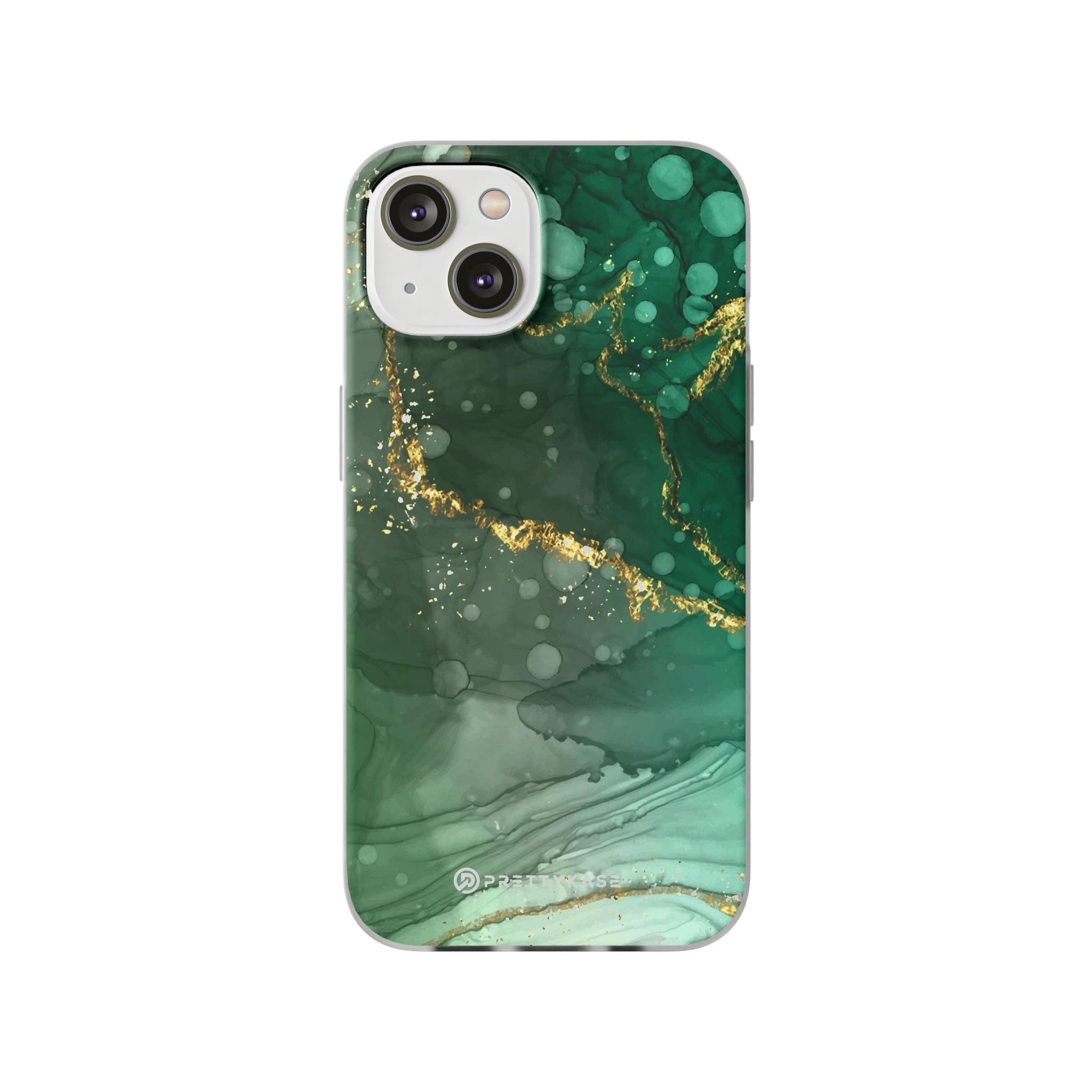 Gold Jade Green Slim - PrettyKase