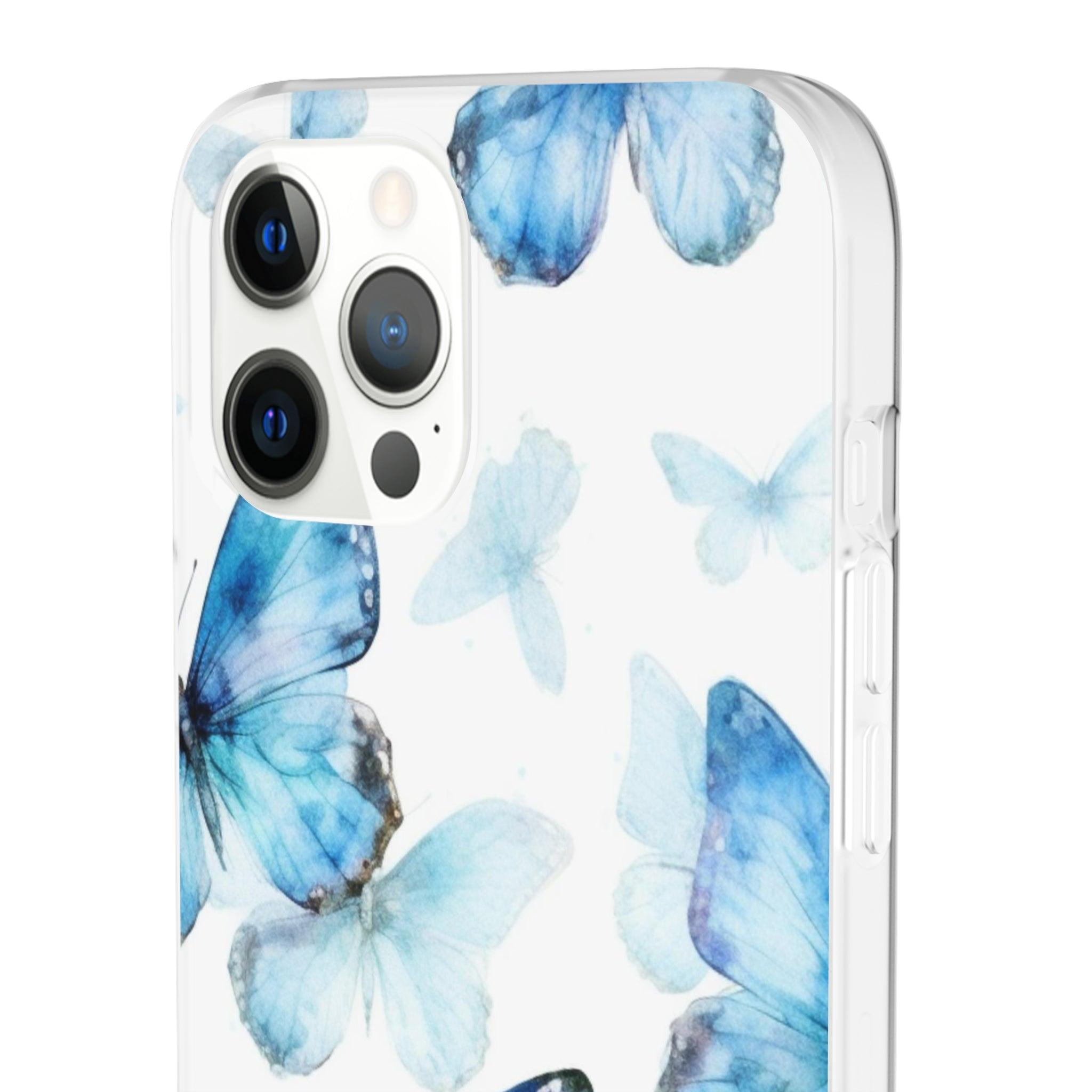 Blue Butterflies Slim - PrettyKase