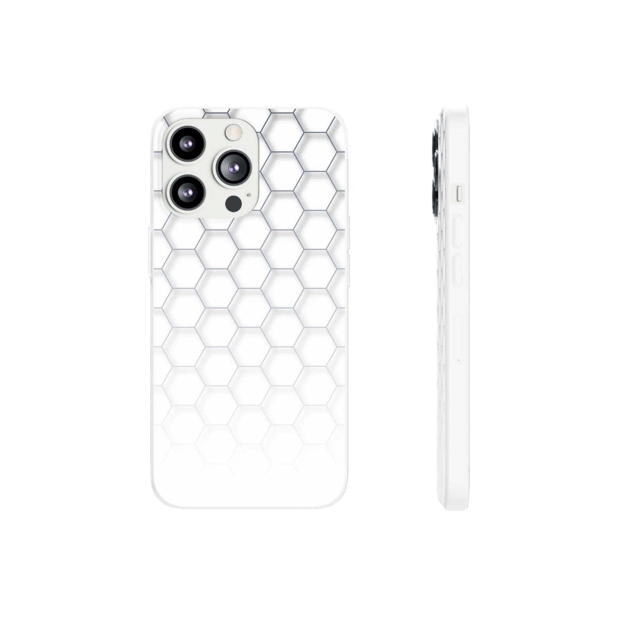 White Hexagon Slim - PrettyKase