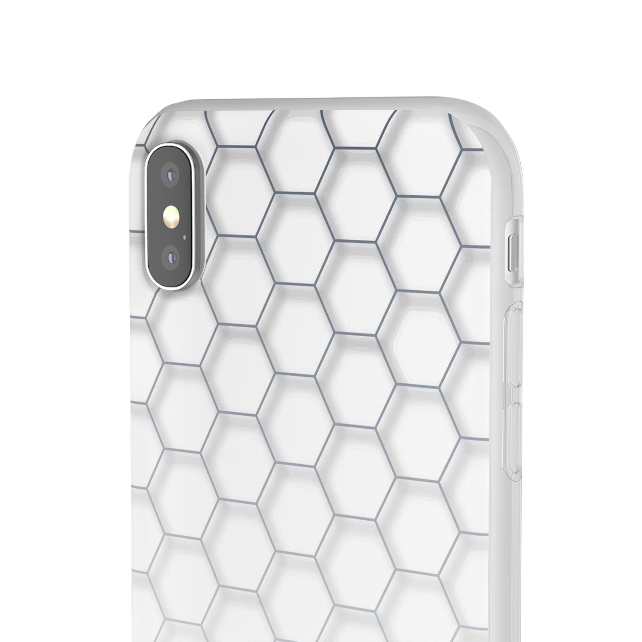 White Hexagon Slim - PrettyKase