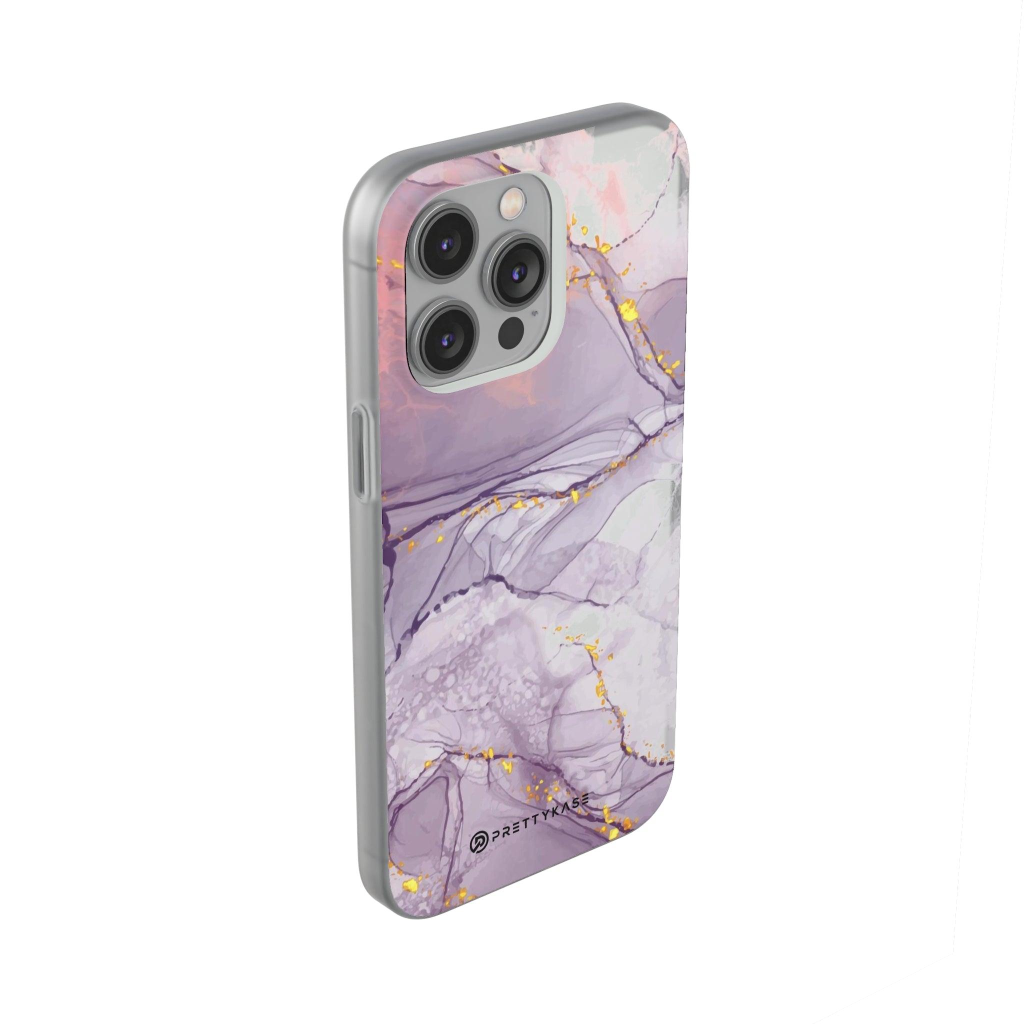 Lavender Marble Slim - PrettyKase