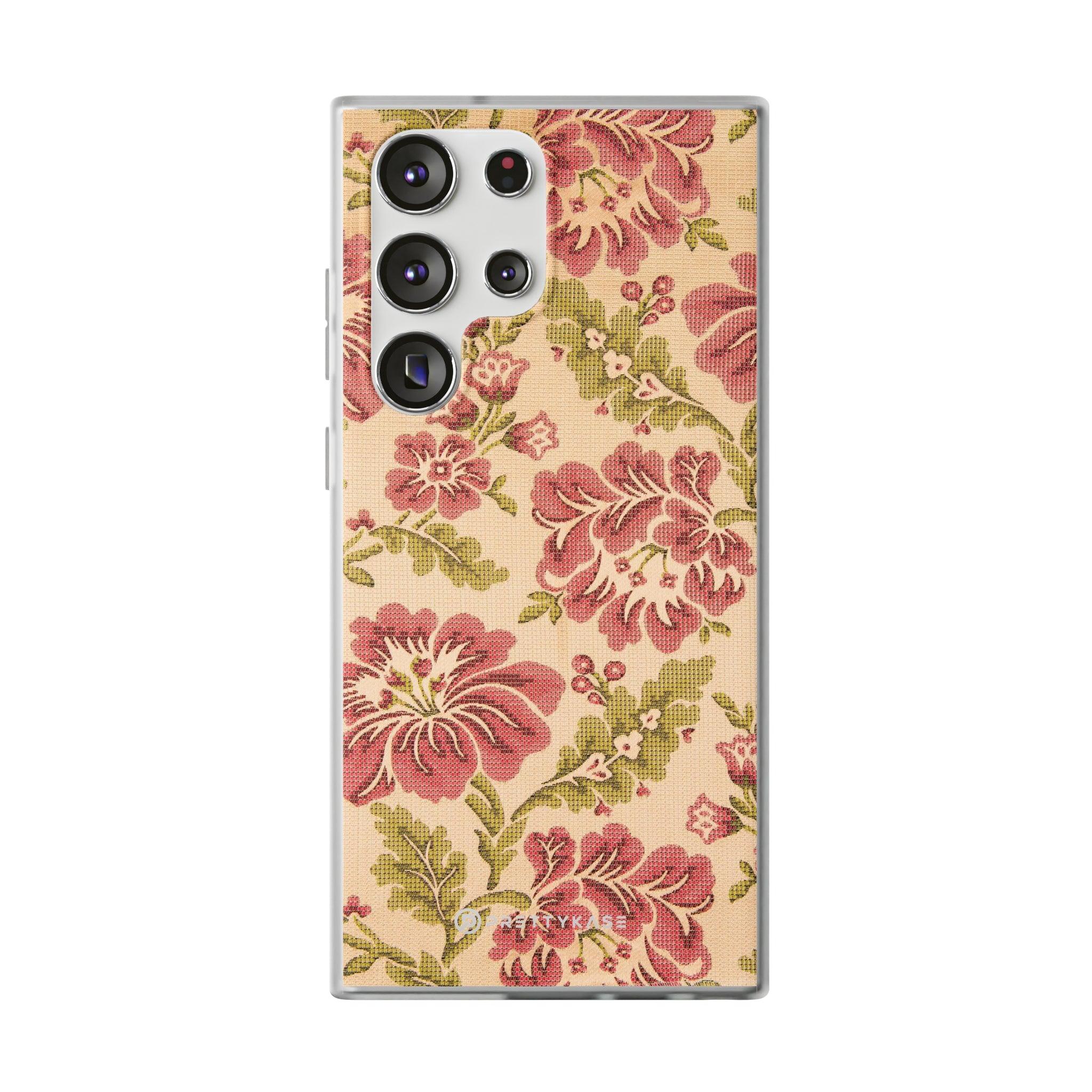 Fabric Floral Texture Slim - PrettyKase