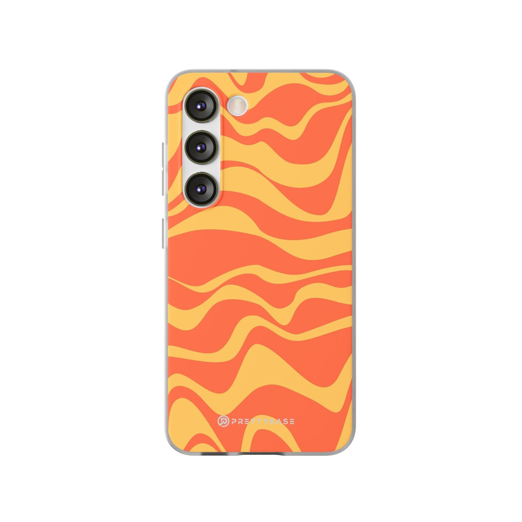 Orange Abstrack Slim - PrettyKase