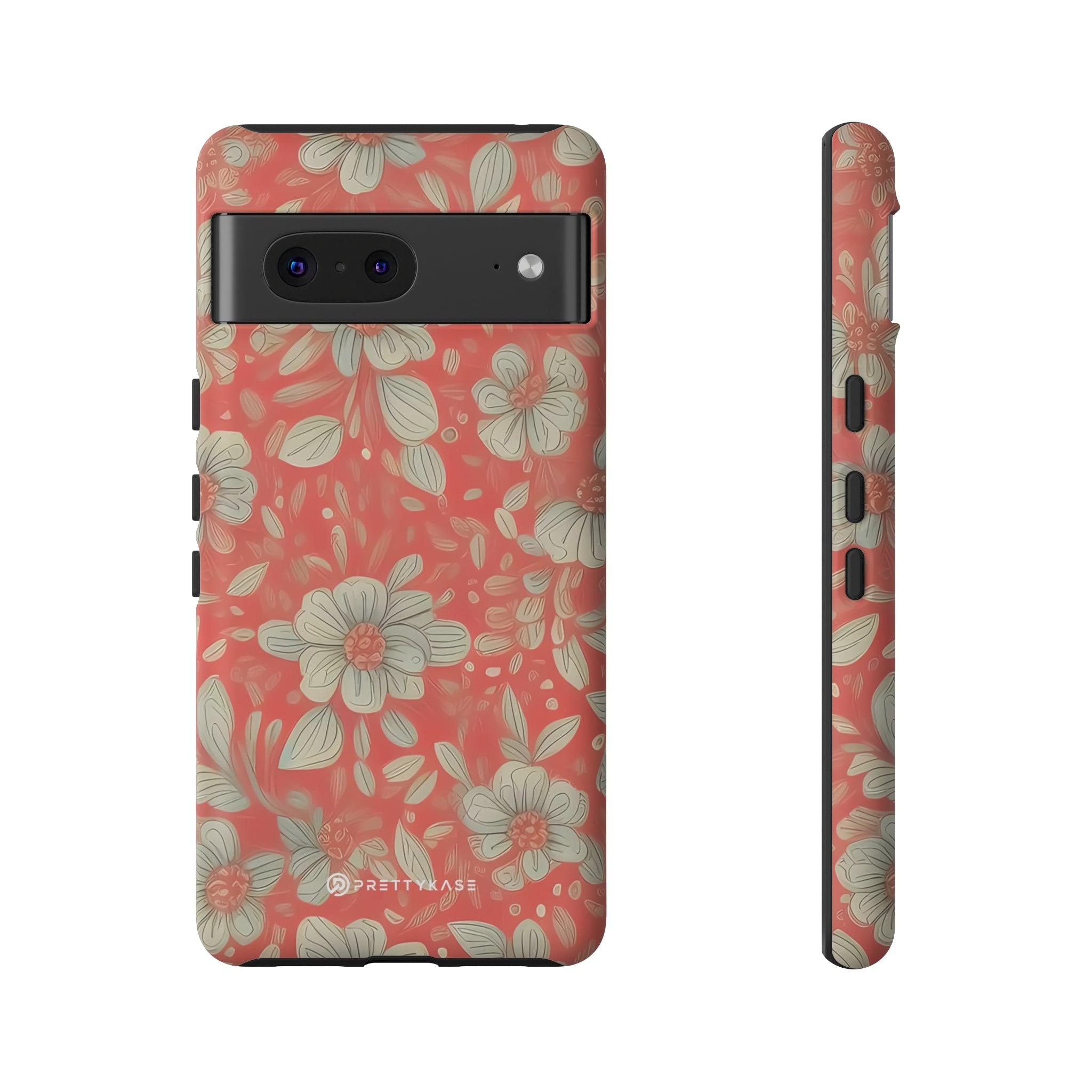 Red Orange Floral - PrettyKase