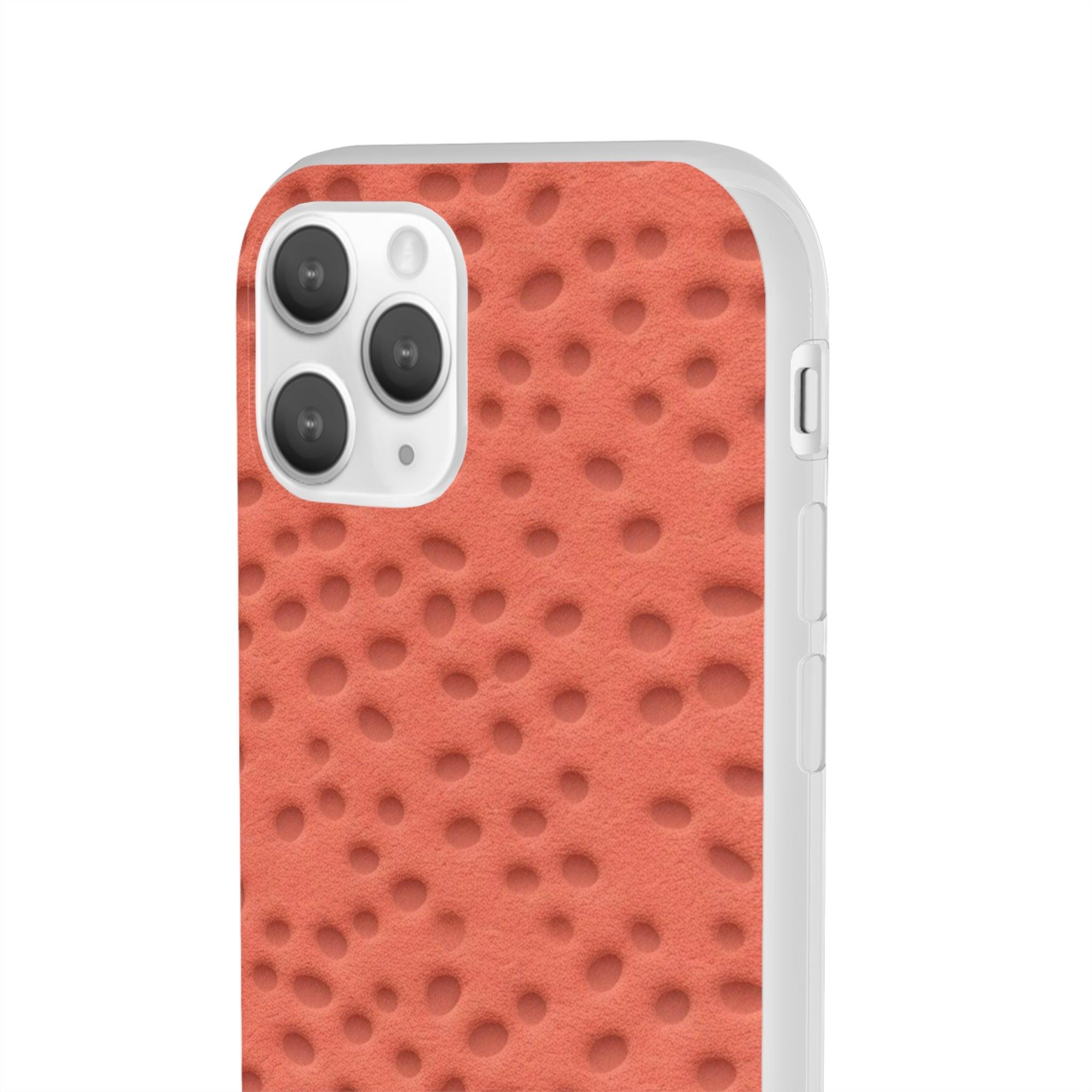 Red Surface Holes Slim - PrettyKase