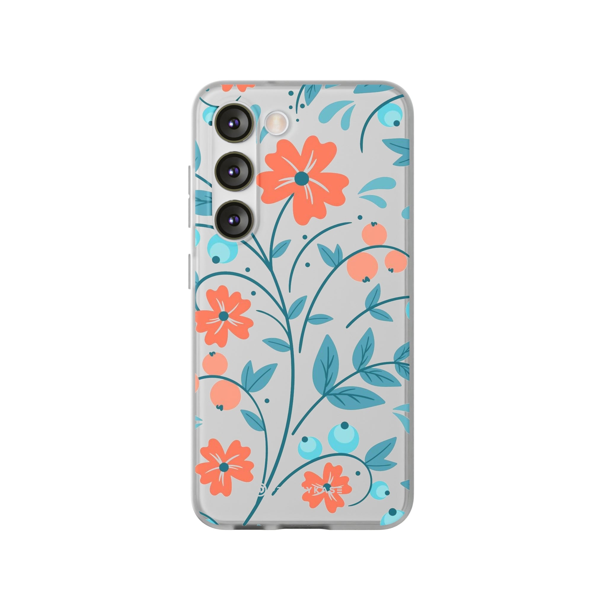 Slim floral pêche clair