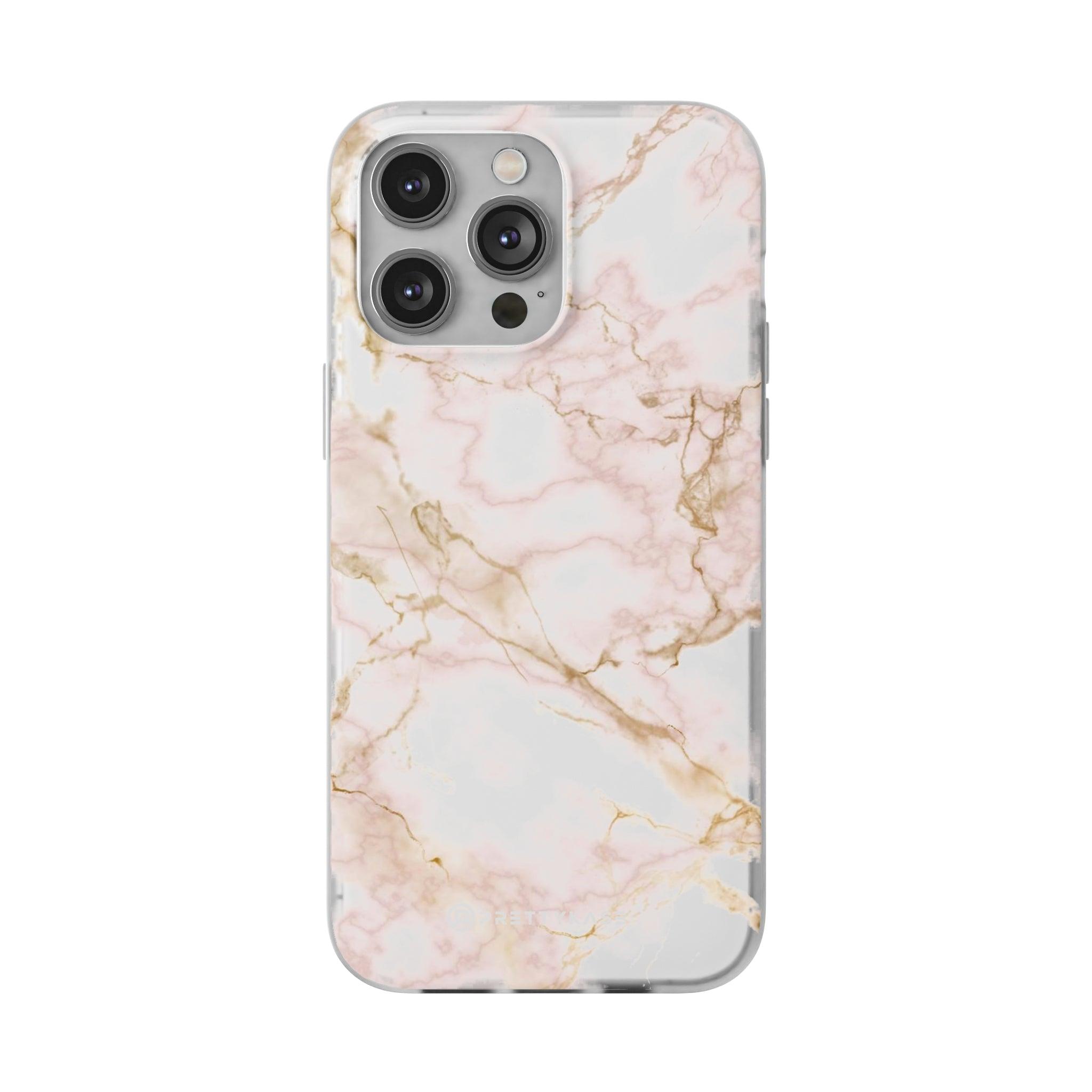 Golden Rosed Marble Slim - PrettyKase