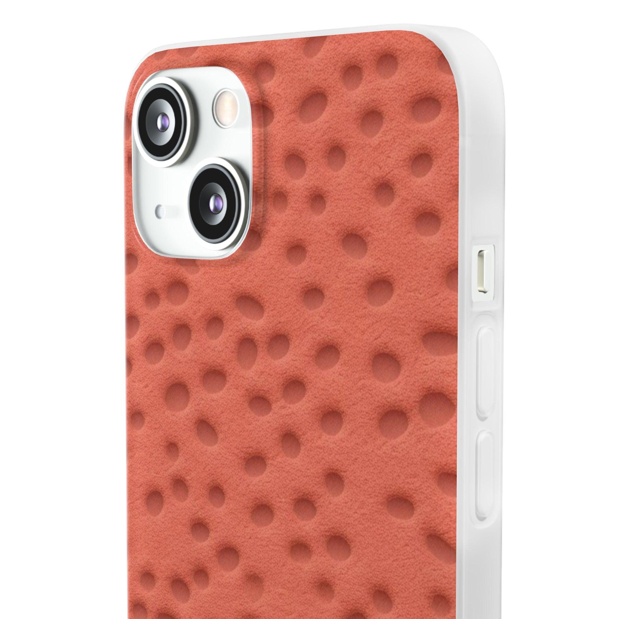 Red Surface Holes Slim - PrettyKase