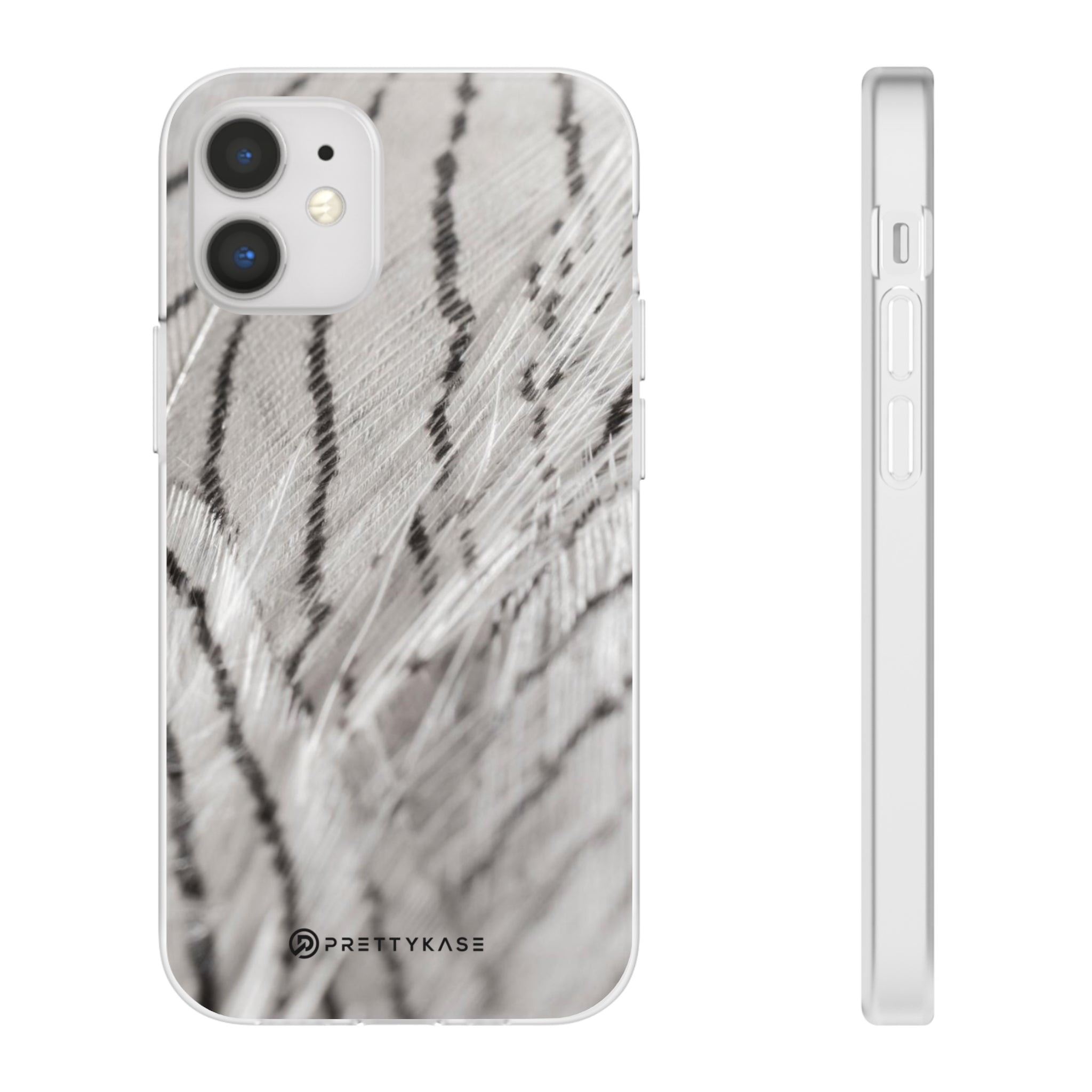 White And black Feather Slim